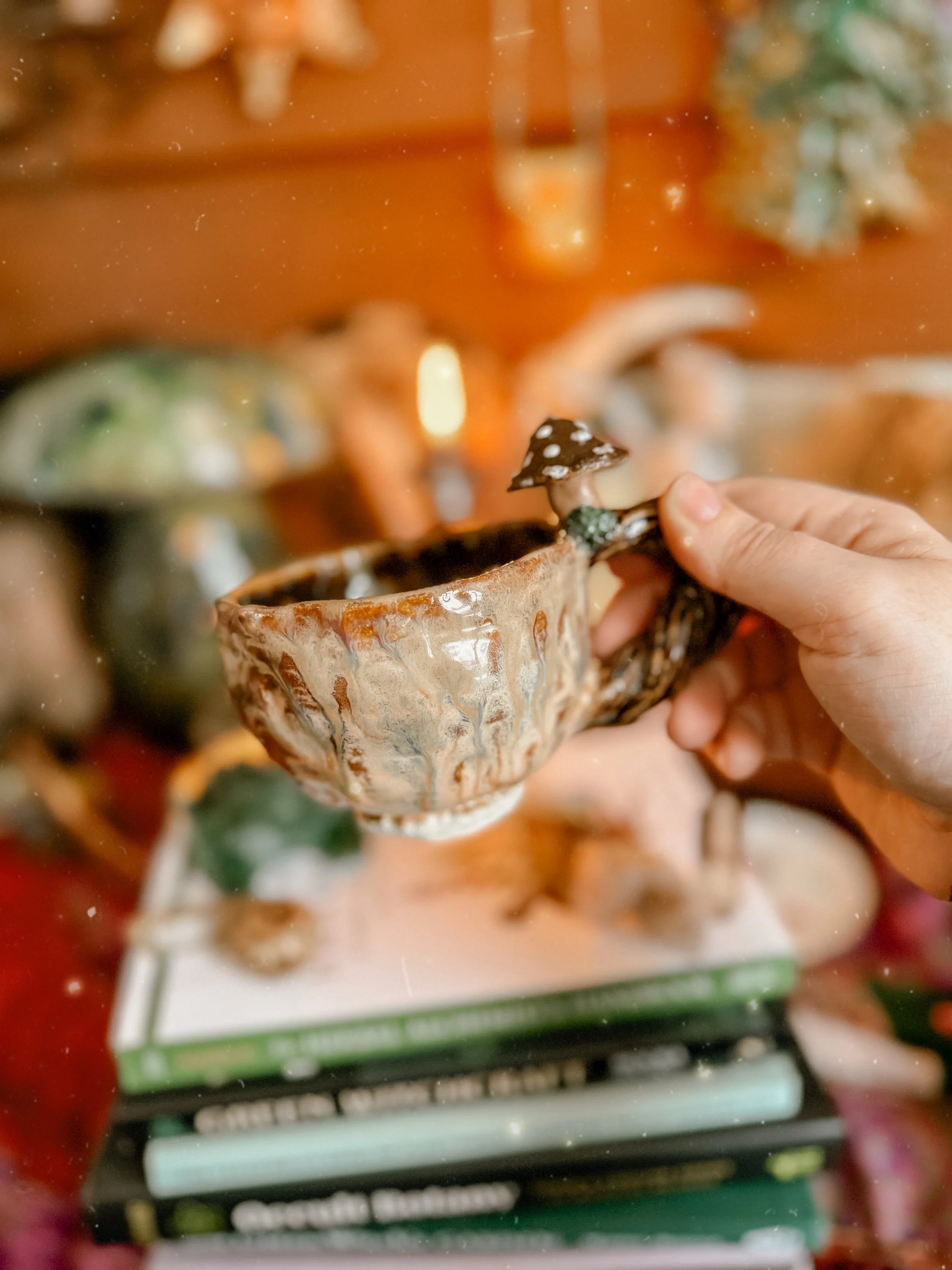 Forest Toadstool Tea Cup