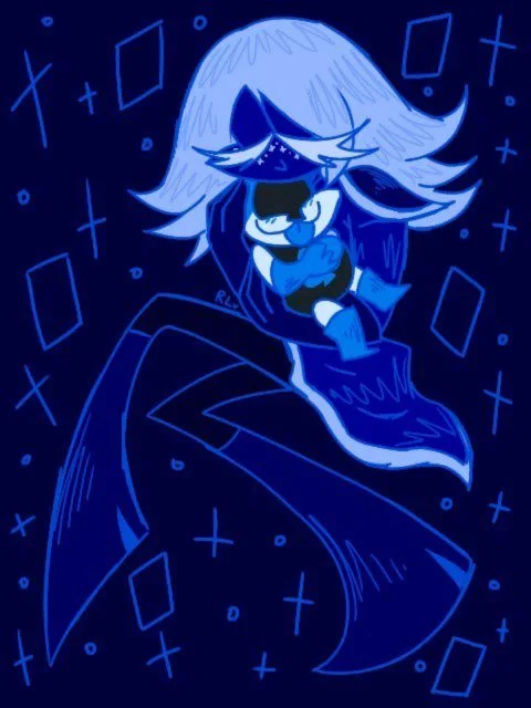 i tried making a little animation loop thingy 
also im sry the quality is so awful good god😭

anyways i love them&lt;333333333333

#art #digitalart #deltarune #deltarunefanart #rouxlskaard #rouxlskaarddeltarune #rouxlskaardfanart #lancer #deltarunel