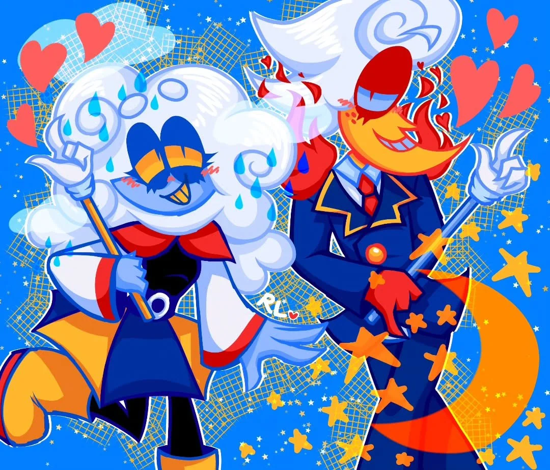 🌙weather duo🌧

THEY'RE SO CUTE I LOVE THEM EEEESHHSHDJD!!!!!!!

#art #digitalart #deltarune #deltarunefanart #weatherduo #lanino #elnina #laninodeltarune #elninadeltarune #deltarunechapter3