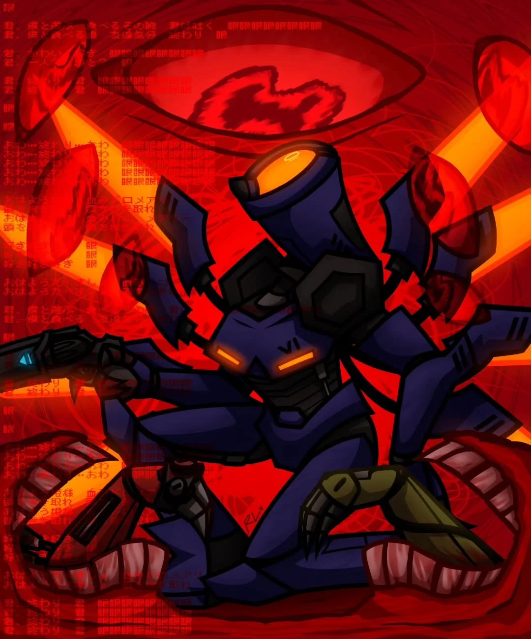 眼

fun fact this is loosely based off of/inspired by that one deleted vocaloid song by MASA (iykyk) 

#ultrakill #ultrakillfanart #ultrakillv1 #v1ultrakill #ultrakillv1fanart