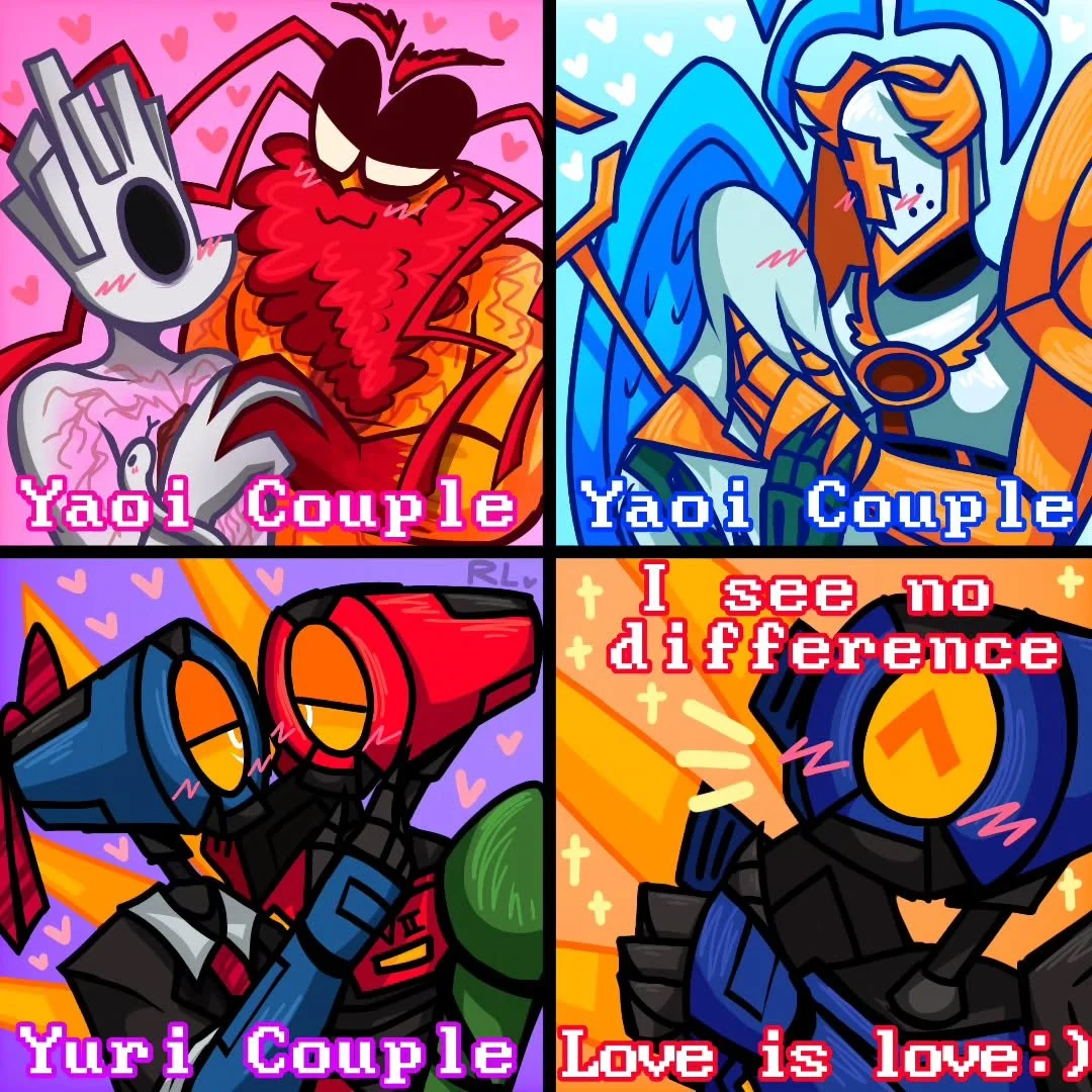 happy pride month everyone‼️‼️‼️‼️‼️‼️‼️ 

(normally I'd post shitposty stuff like this on my other acc but eh whatever im posting this on my main cause i feel like it) 
 
#ultrakill #ultrakillfanart #ultrakillv1 #v1ultrakill #v2ultrakill
