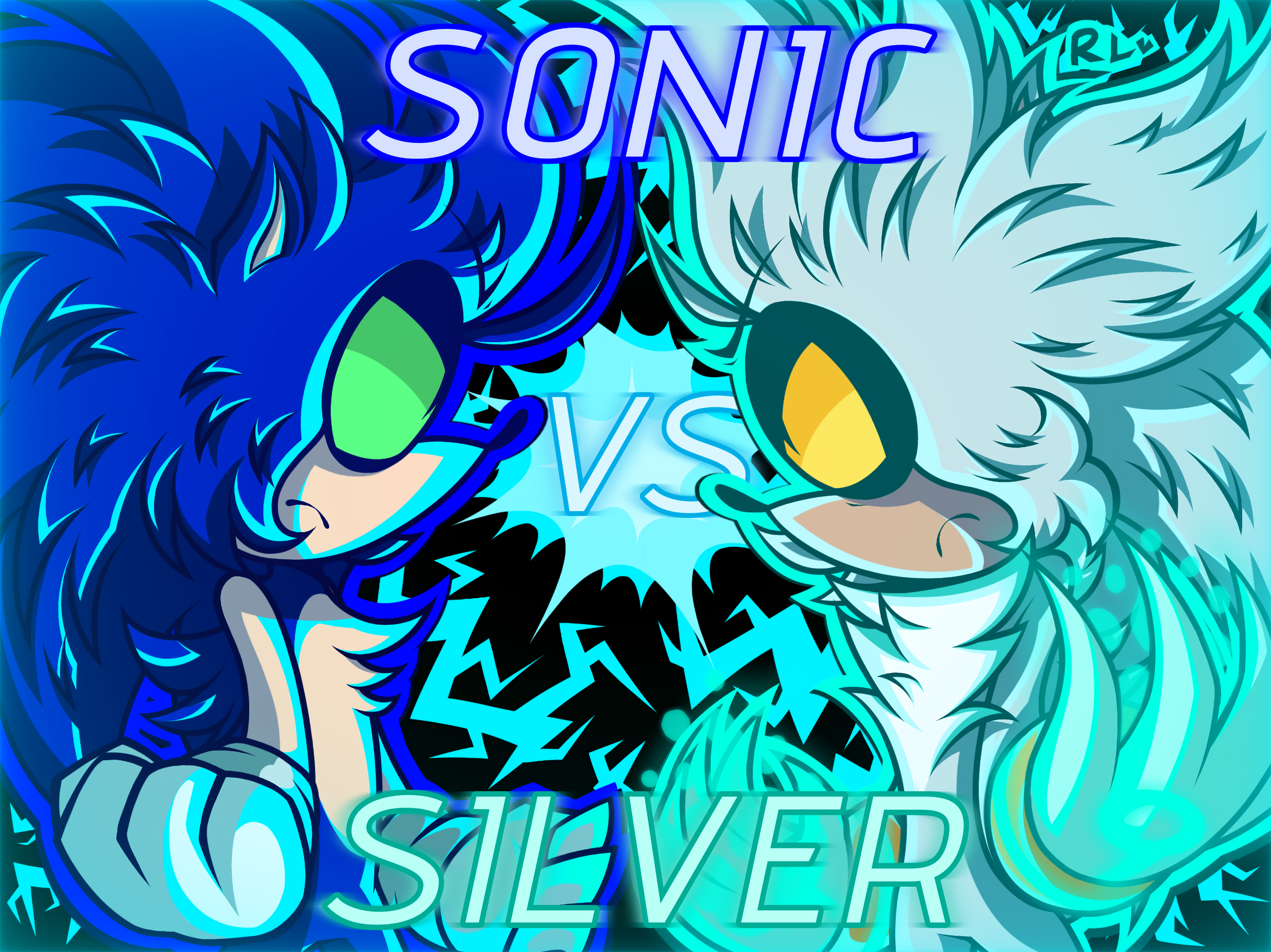 Sonic VS. Silver print
