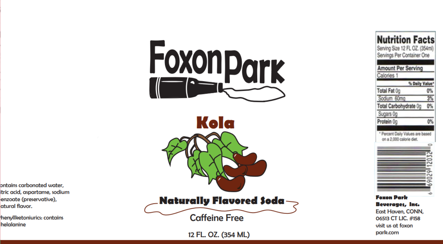 Foxon Park Label Redesign KOLA flavor