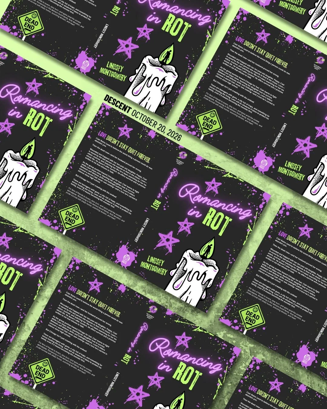 Repeated image of the Cover of Romancing in Rot
