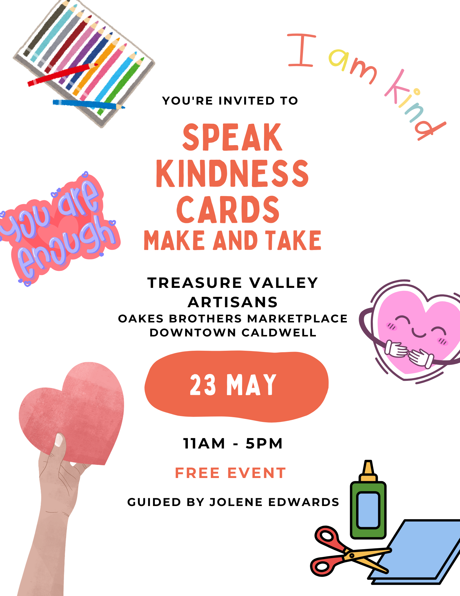 Speak Kindness Cards Workshop With Jolene Edwards 