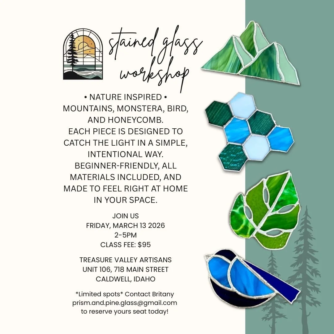 Stained Glass Workshop with Prism & Pine