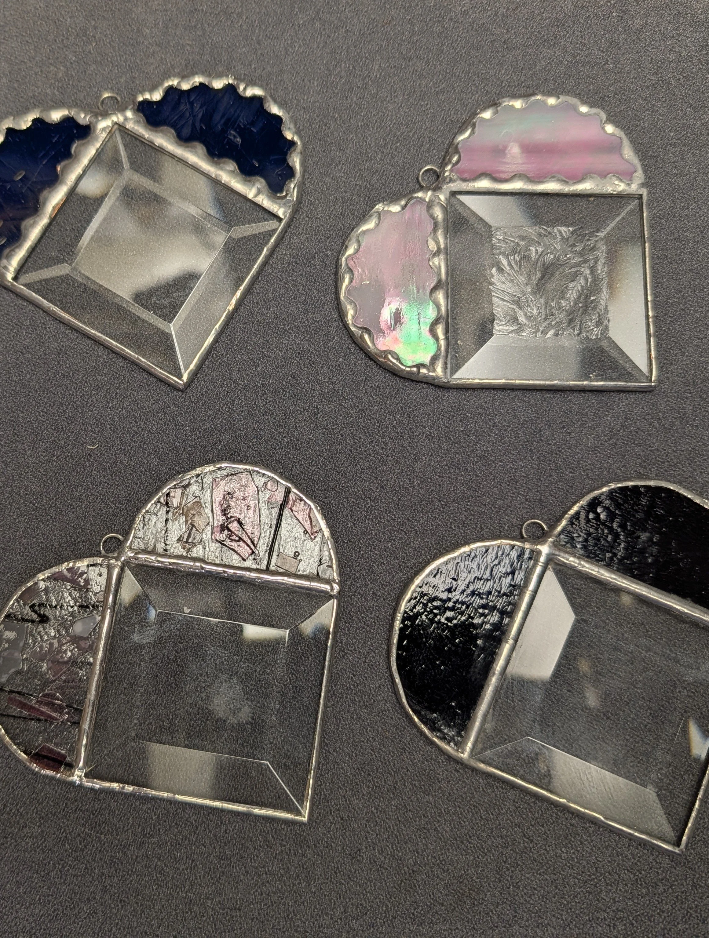 Enjoy the process of making your very own stained glass heart. All instruction and materials are included. You will learn to foil, solder, clean, and polish your glass, and take home a finished creation.