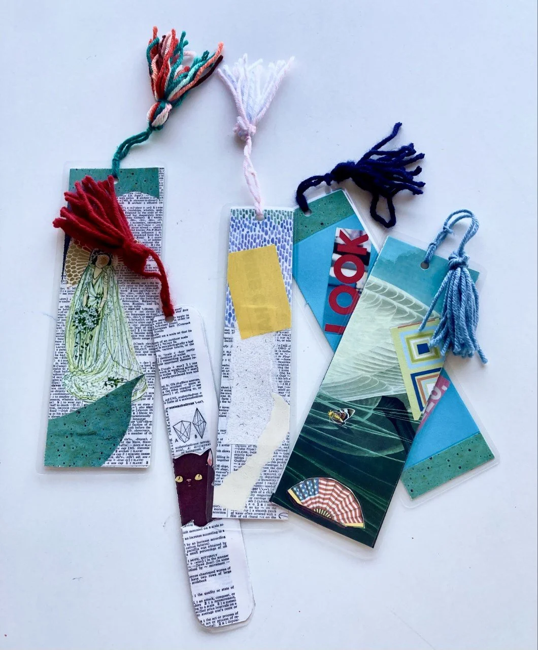 DIY Collage Bookmark