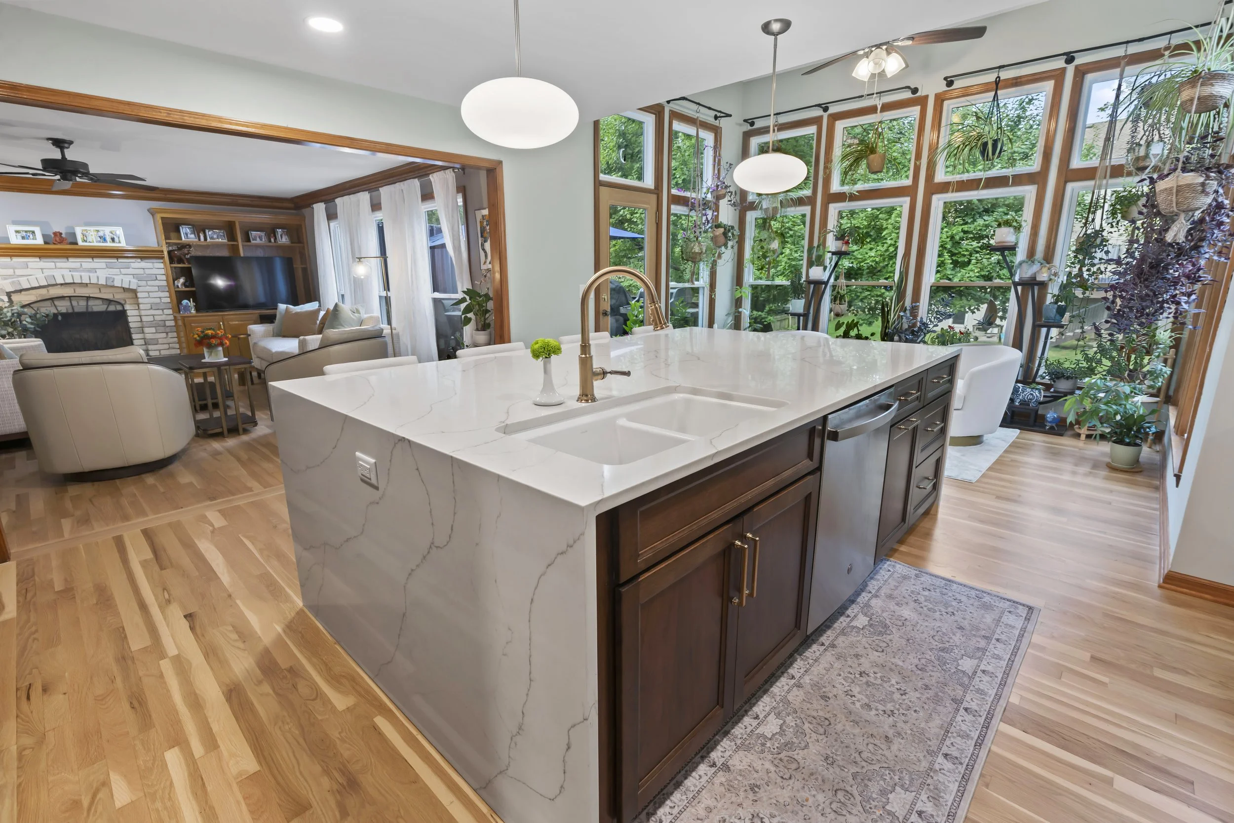 Kitchen & Living Room Refresh | Overland Park