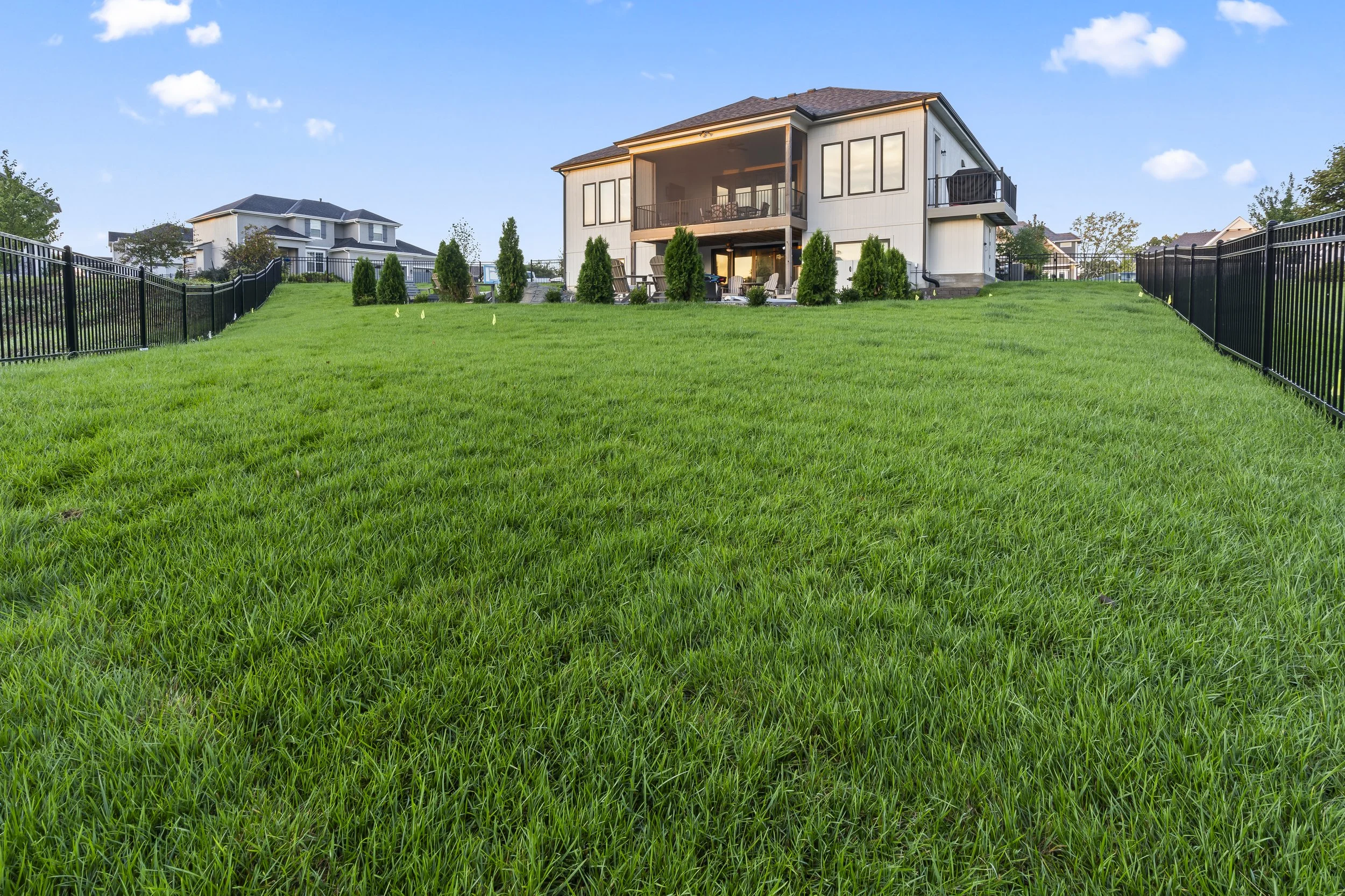 Backyard Landscape & Sod Installation | Shawnee