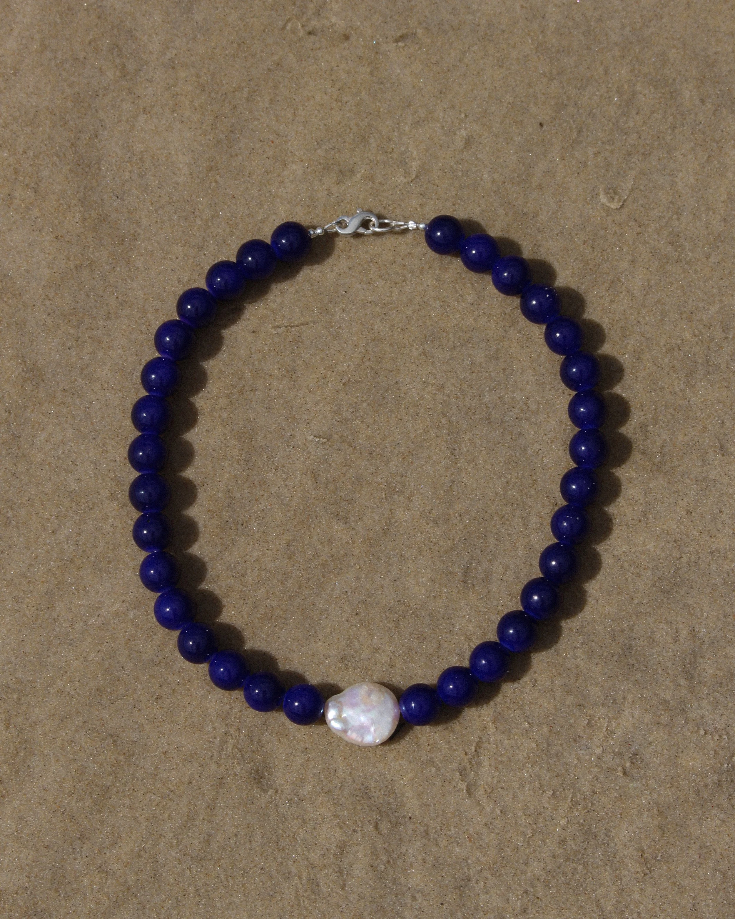 SOLACE CHOKER - BLUE CHALCEDONY