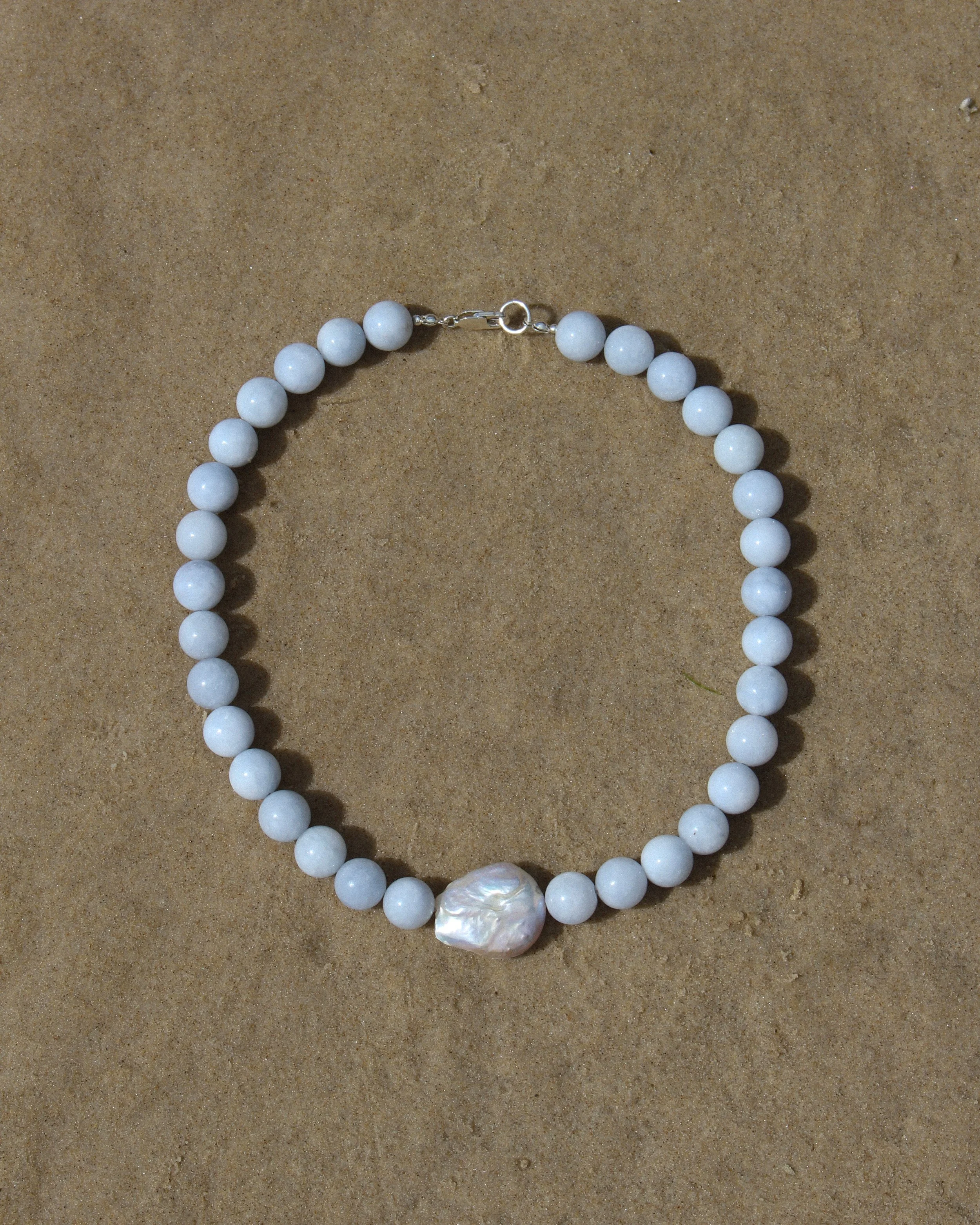 SOLACE CHOKER - AQUAMARINE