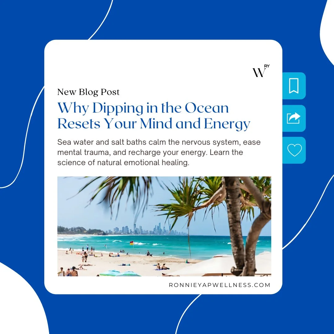 🌊 Feeling heavy or mentally drained? 

The ocean is nature&rsquo;s original healer.

Discover how dipping in salt water helps calm your nervous system, ease trauma, and restore balance backed by science and energy alignment.

👉 Read the full blog:
