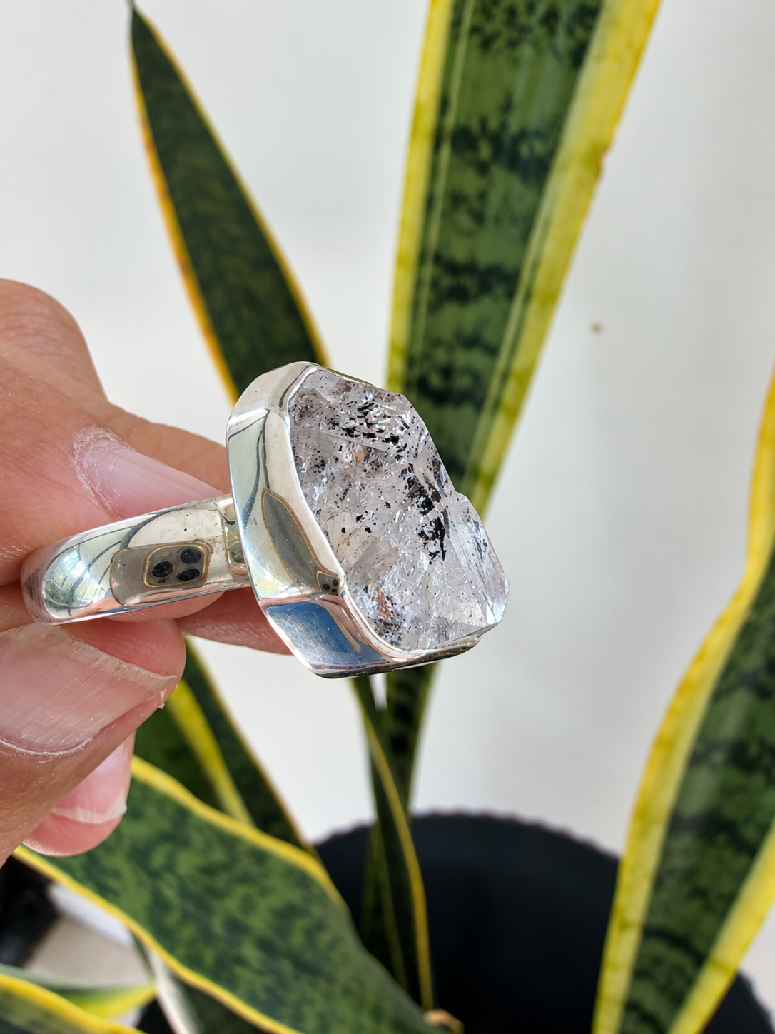 Herkimer Diamond Ring