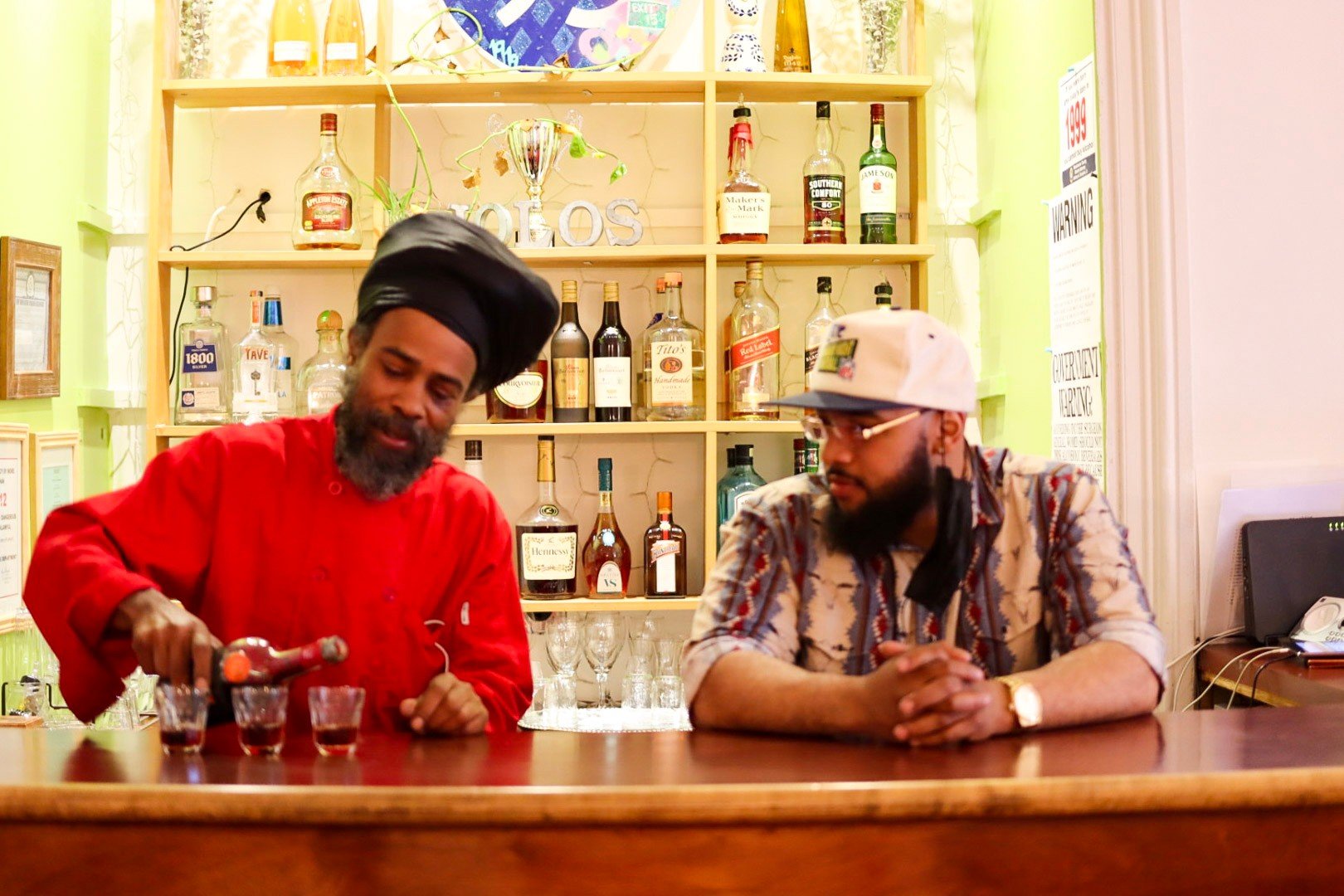 Jolo at his resturant, 'Jolo's Kitchen' in New Rochelle, NY. Jolo believes in healthy living and feeding his community with nutrient rich food options. You may know Jolo aka Marco Polo from the Pete Rock produced hip hop collective, INI. Pictured: @