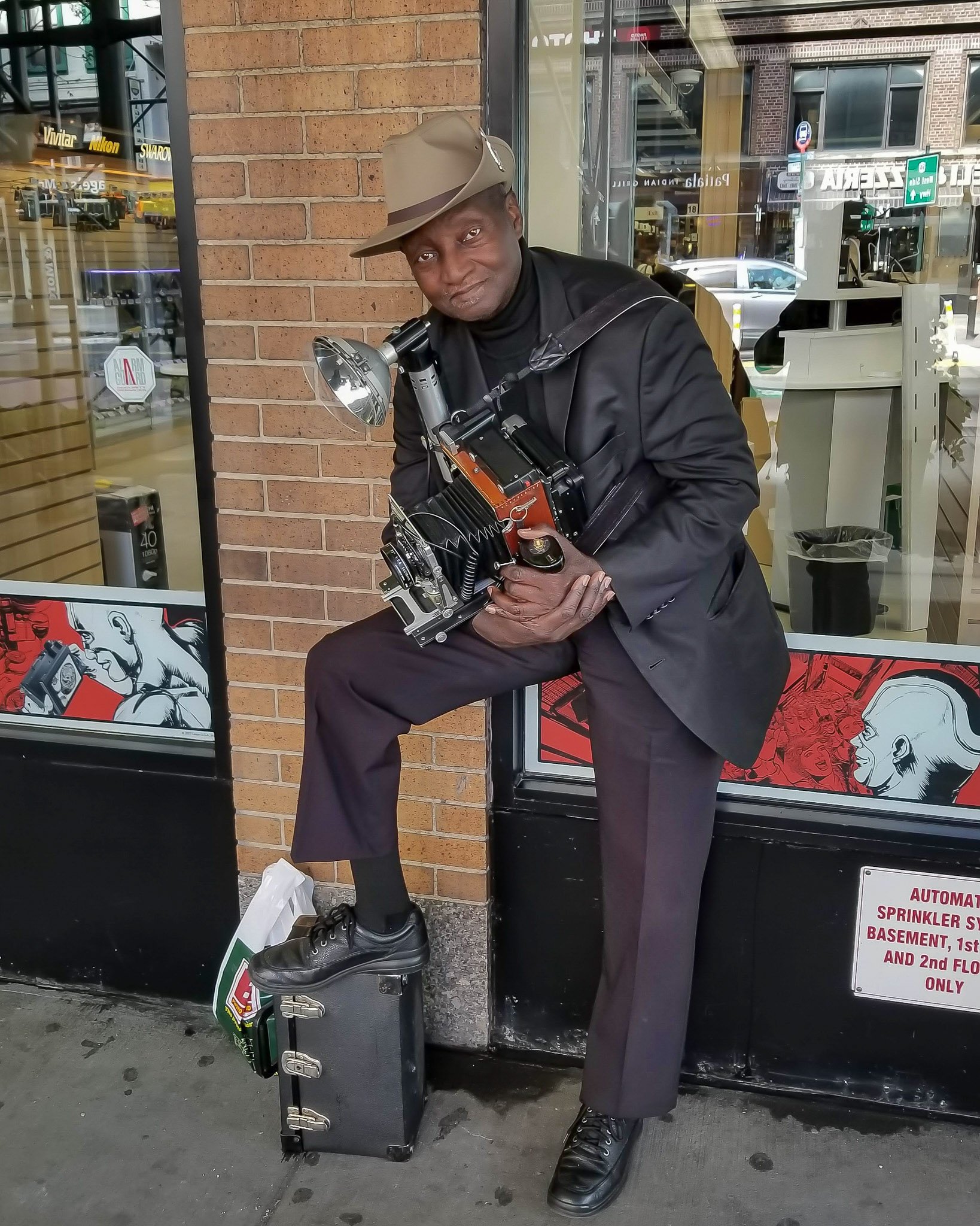 Iconic photography legend, Louis Mendes. 2018. NYC