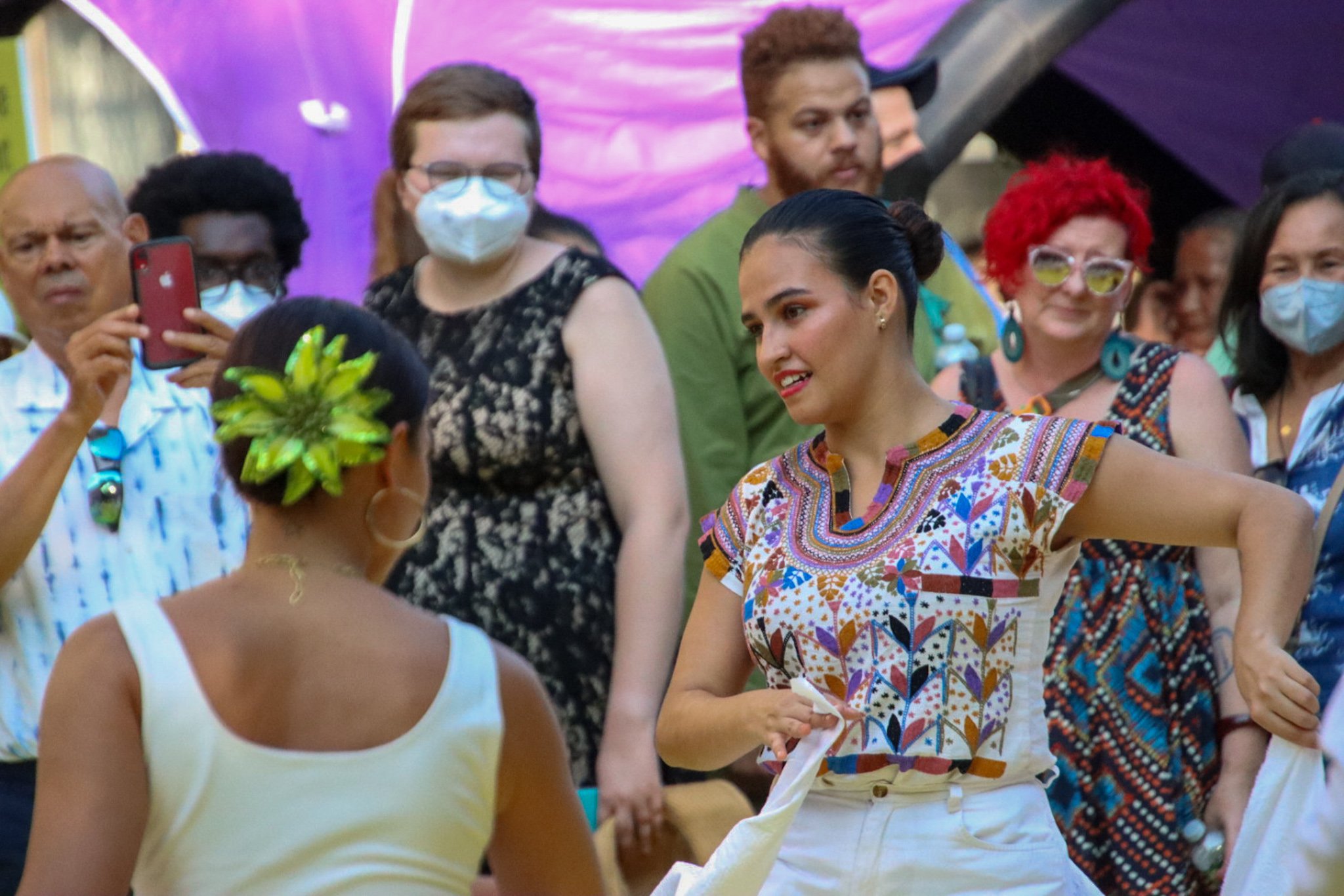Dancers in The Heights, NYC