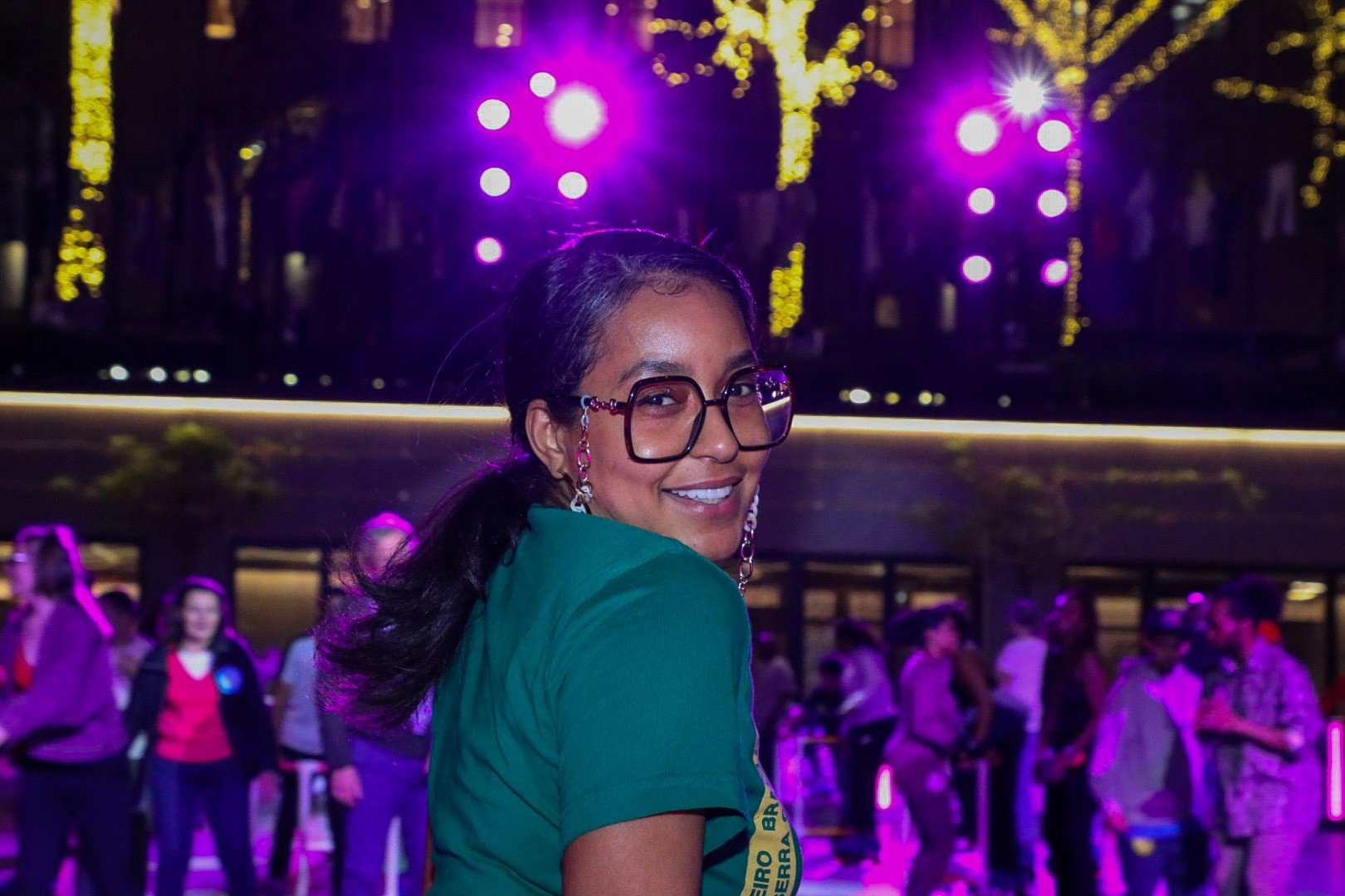 Musican, Chena Kovax, Flippers skating event, NYC