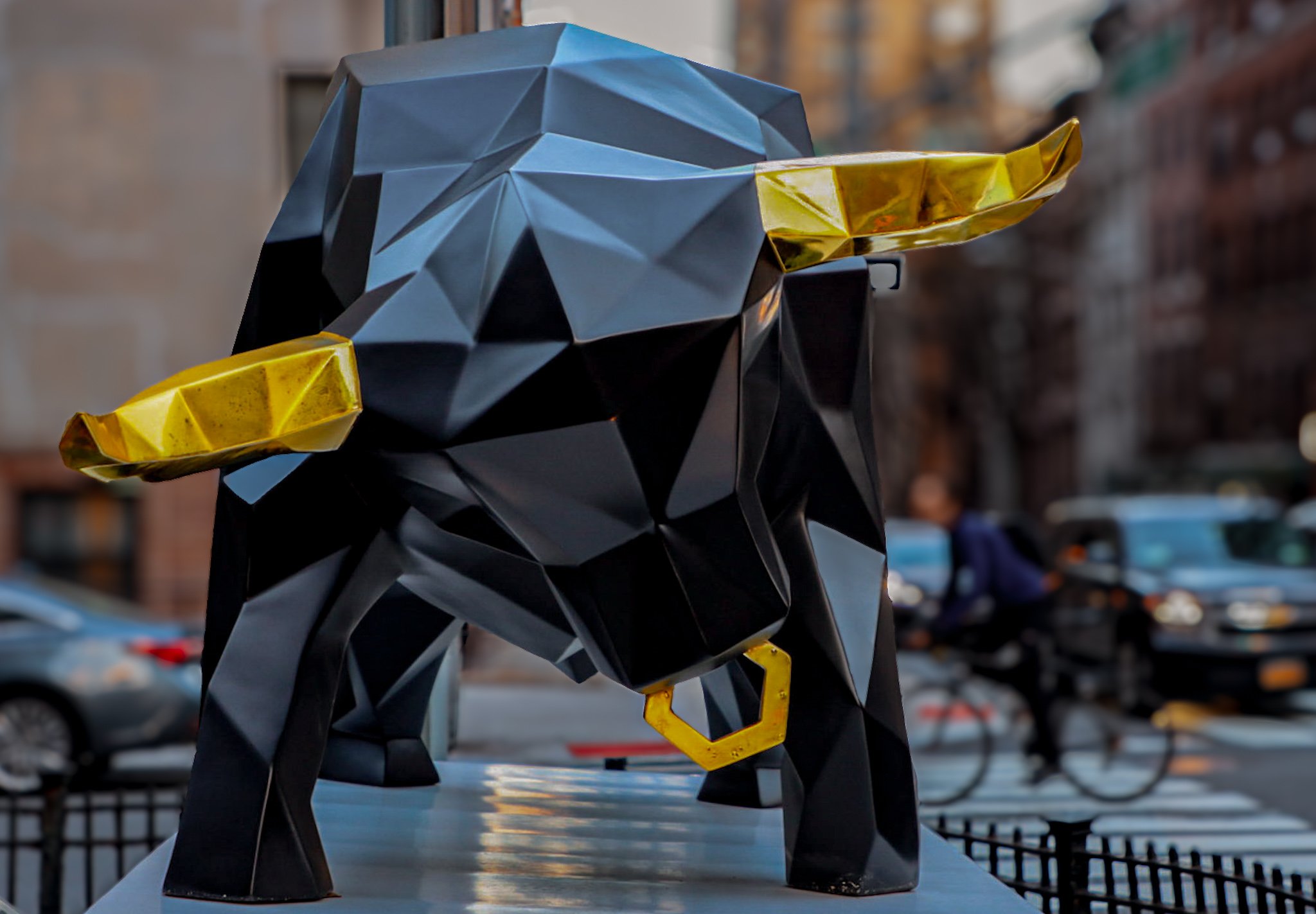 Street art, Park Ave, NYC. Artist, Idriss B