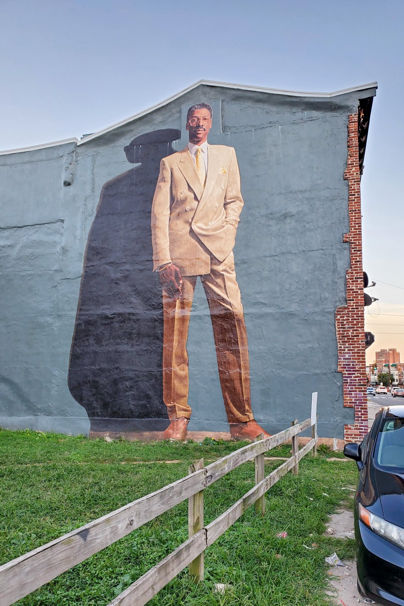 Street art, Philadelphia. NBA great, Dr. Jay