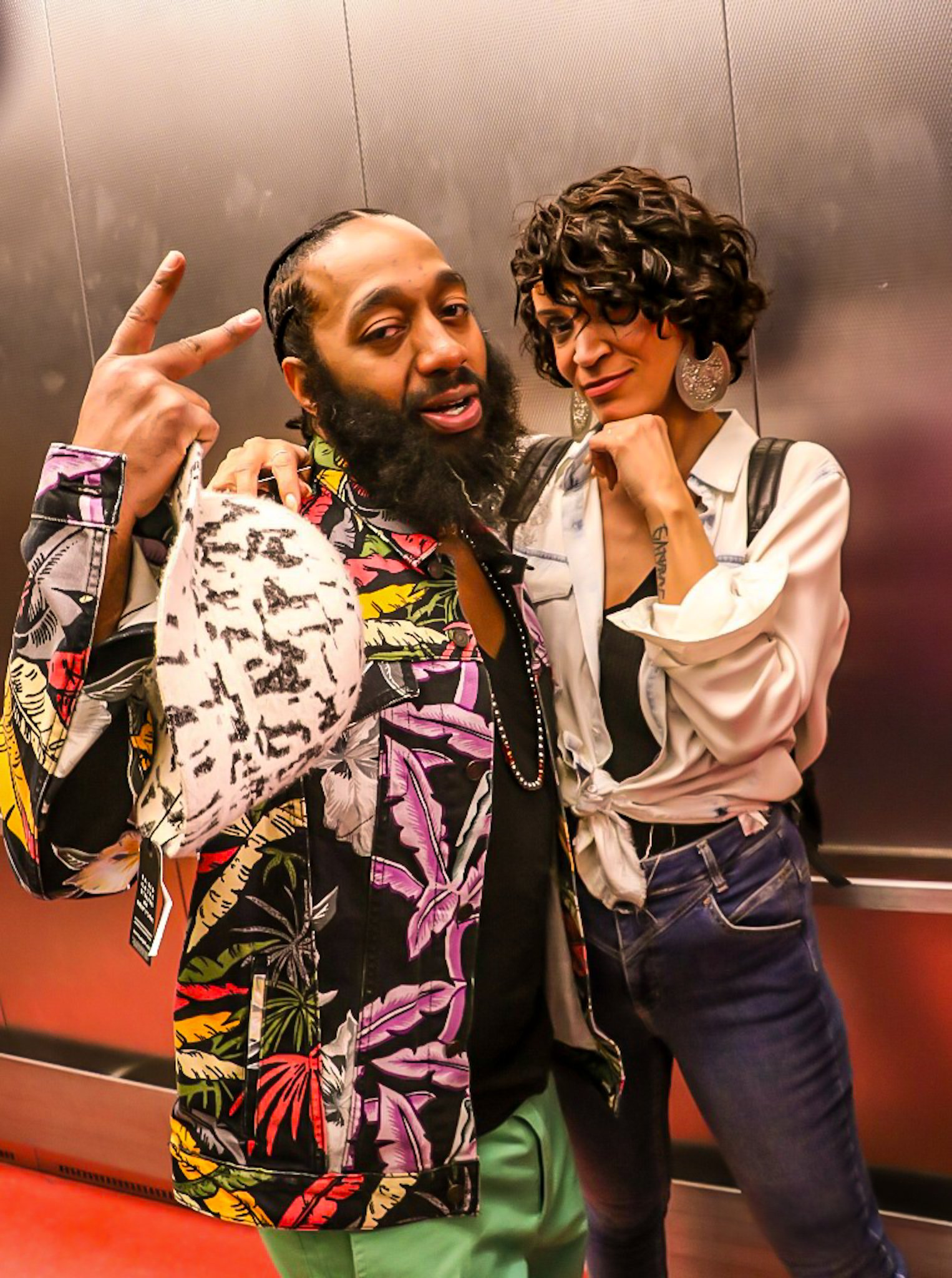 Geechie Suede of Camp Lo & Lady Bug of Digable Planets, Connecticut