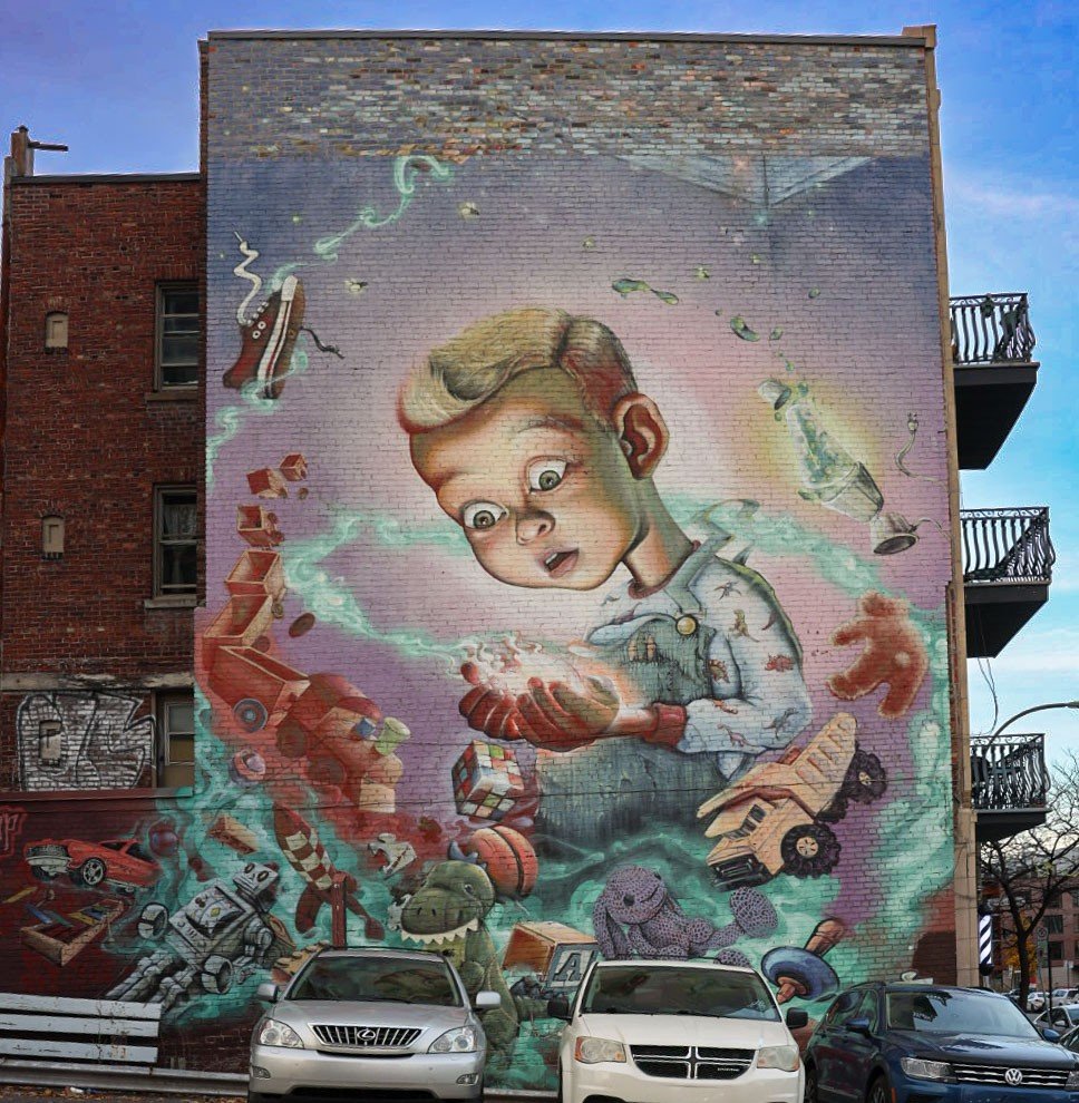 Street art, Montreal, Canada
