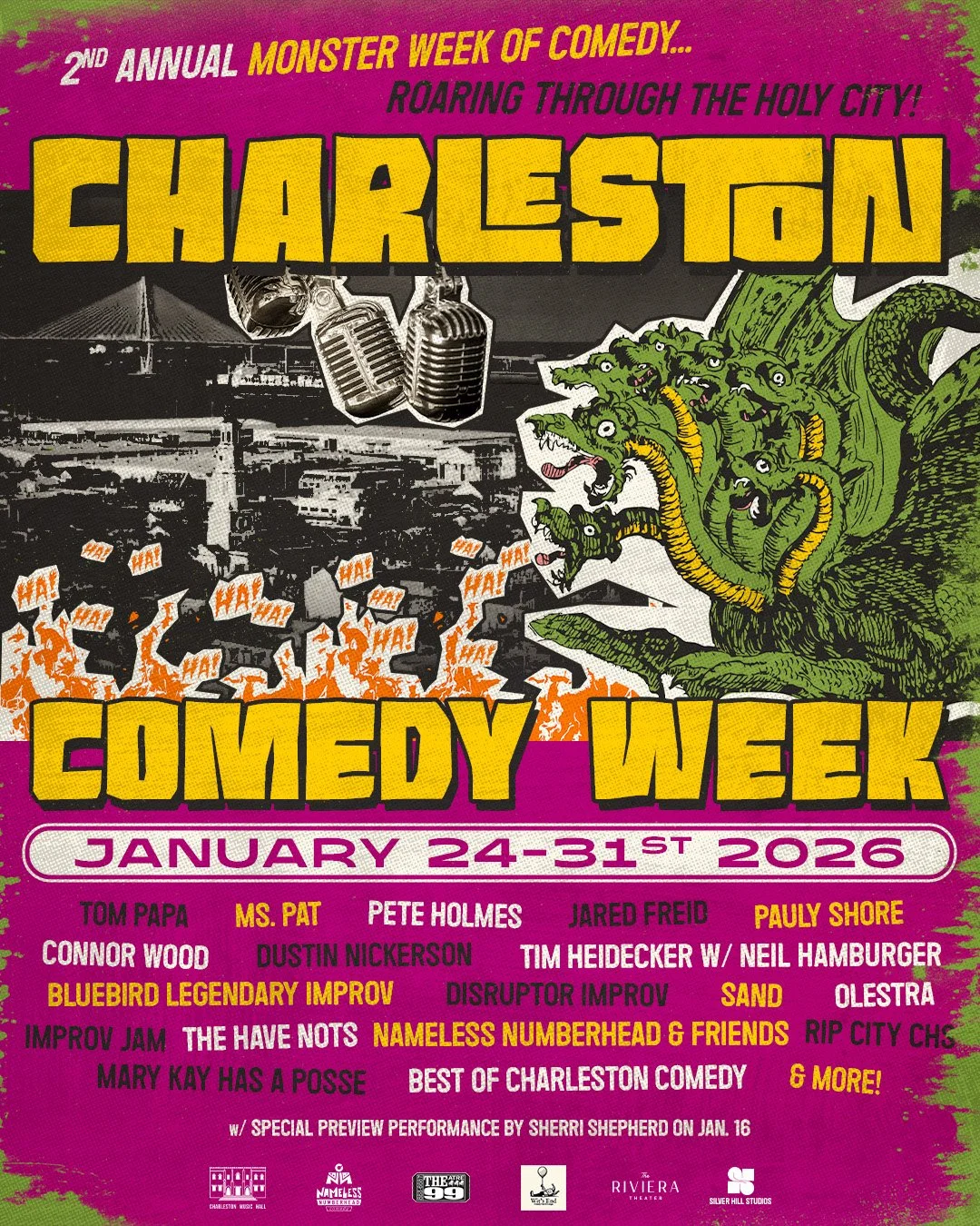 Charleston Comedy Week // Jan 24 - 31 2026
