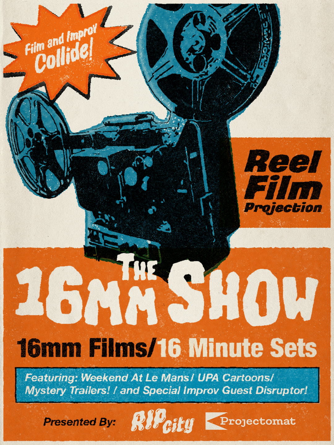 The 16 mm Show - May 21st @ Silver Hill Studio
