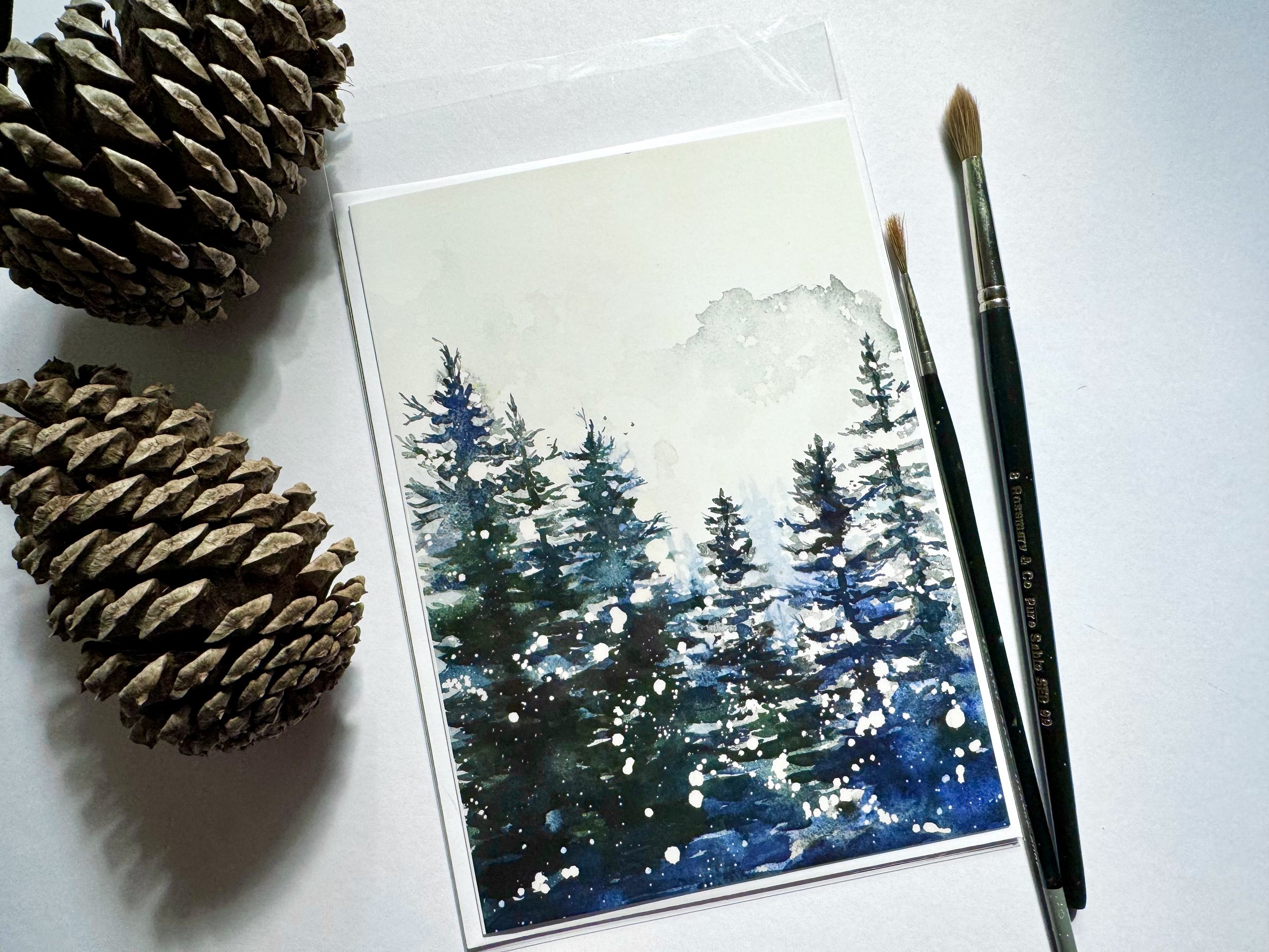 Winter Forest Card