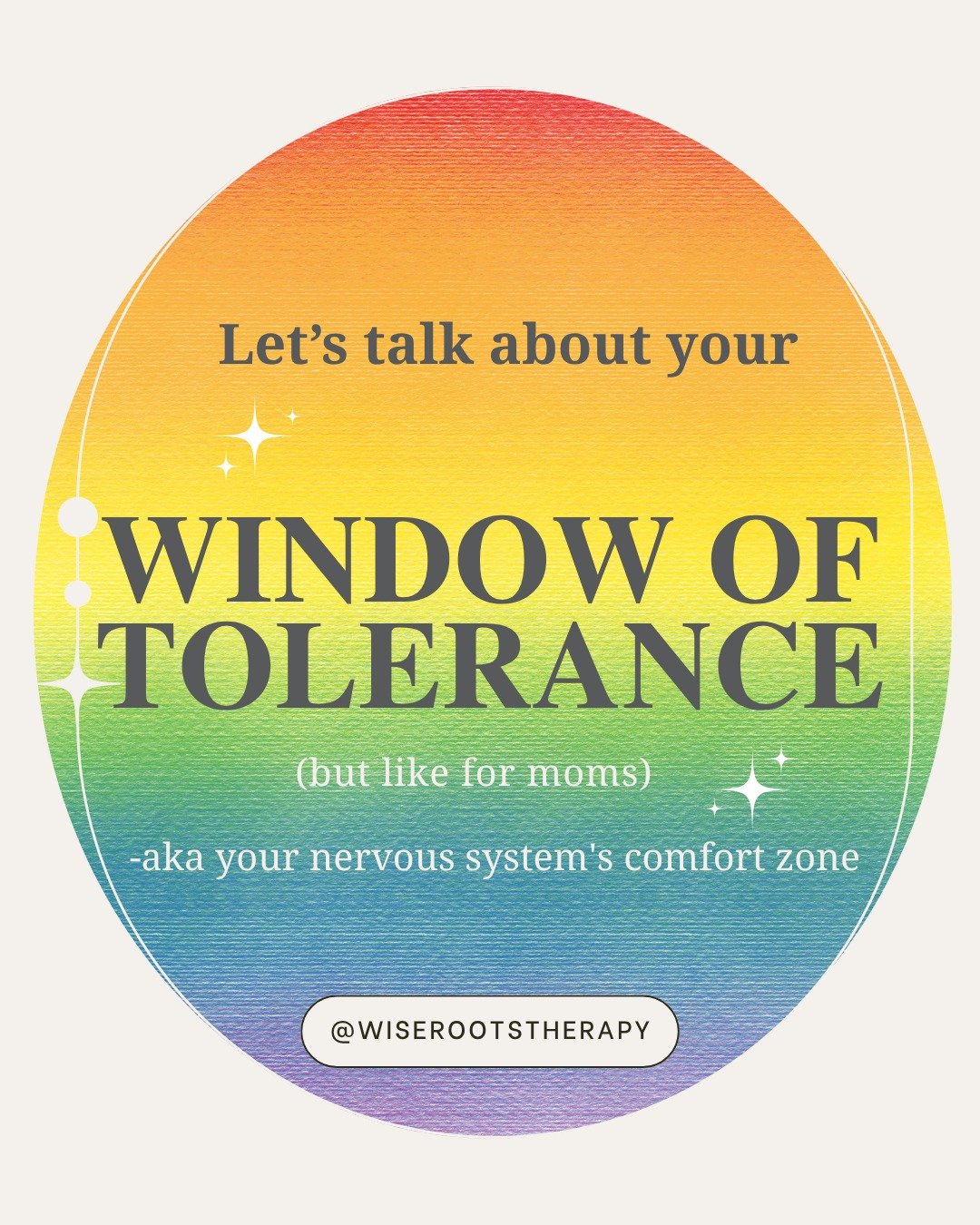 If you&rsquo;re a new mom and you&rsquo;ve ever thought: &ldquo;Why am I so anxious one minute and totally numb the next?&rdquo;
You&rsquo;re not alone 💛

This is something I talk to every single client about:
➡️ The Window of Tolerance &mdash; your