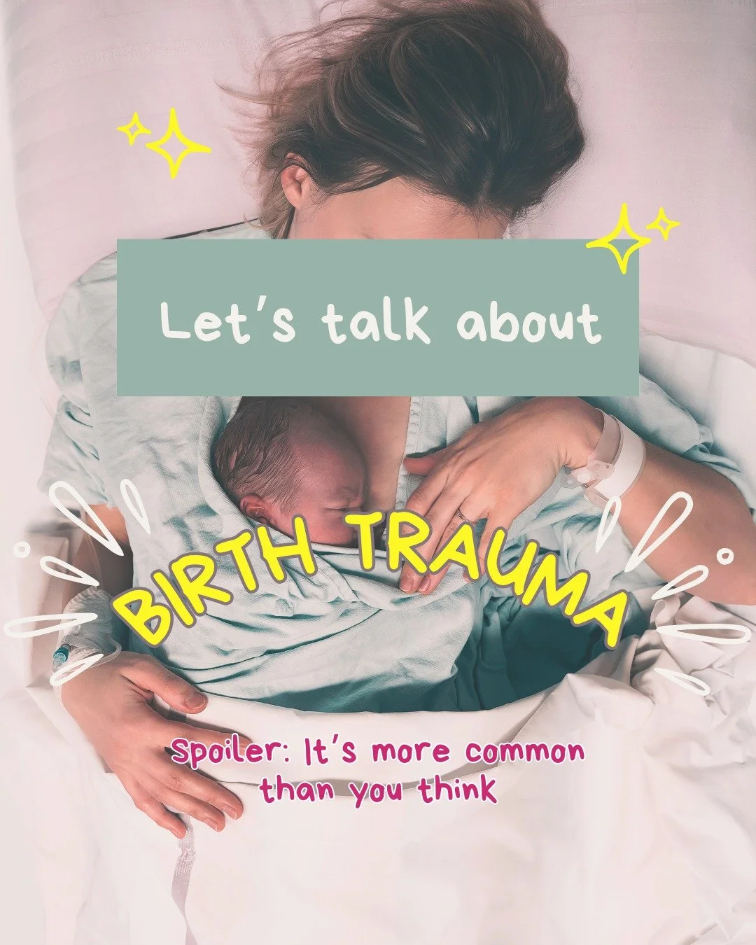 You&rsquo;re not being dramatic.
You&rsquo;re not weak.
And you&rsquo;re definitely not alone.

1 in 3 birthing people describe their birth as traumatic.
Not always because it looked scary from the outside- but because it felt scary on the inside.

B