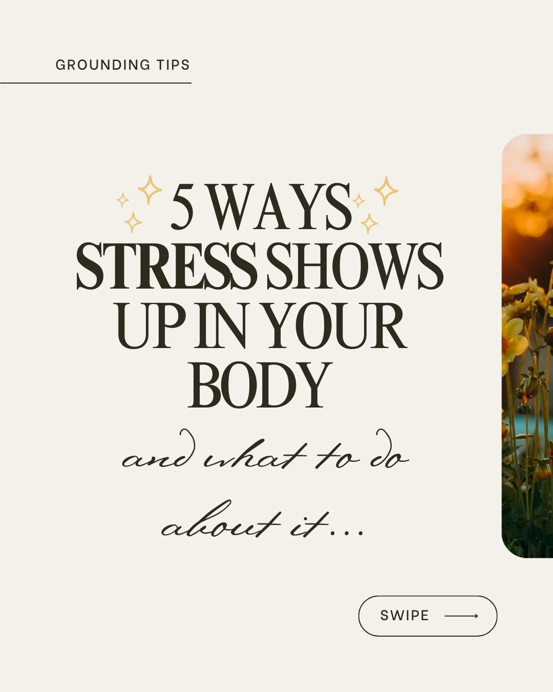 Stress doesn&rsquo;t just live in your mind- it shows up in your body too.
💭 Spiraling thoughts you can&rsquo;t turn off
⚡ Snapping over the smallest things
🌫 Feeling frozen, zoned out, or stuck
🌪 Exhausted but unable to rest

These aren&rsquo;t c