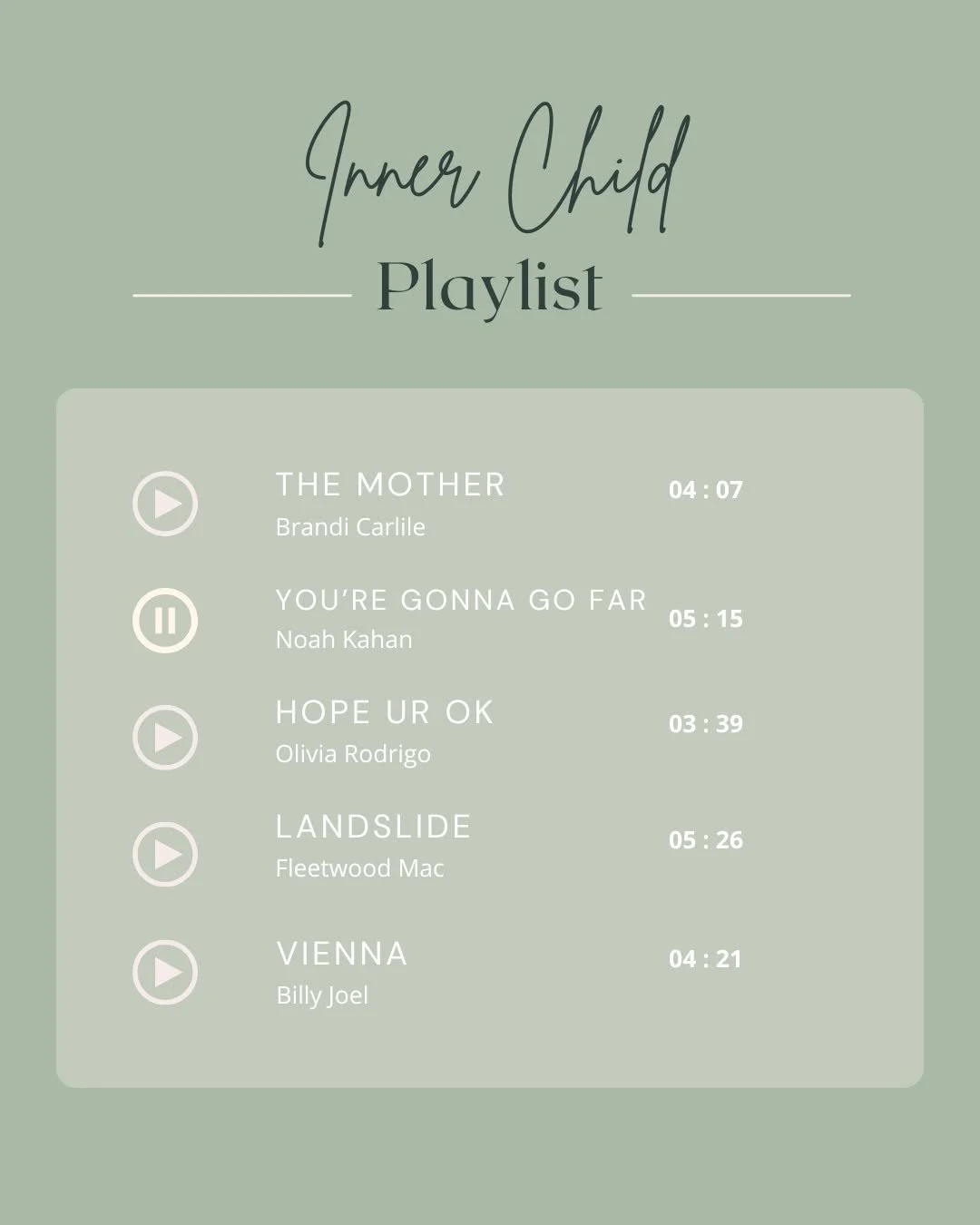 🎶 Inner Child Playlist Friday 🎶

This one&rsquo;s for your inner kid &mdash; the part of you that still remembers joy, wonder, and maybe a little mischief. Press play, sing along, dance in your living room, or just let yourself feel a little lighte