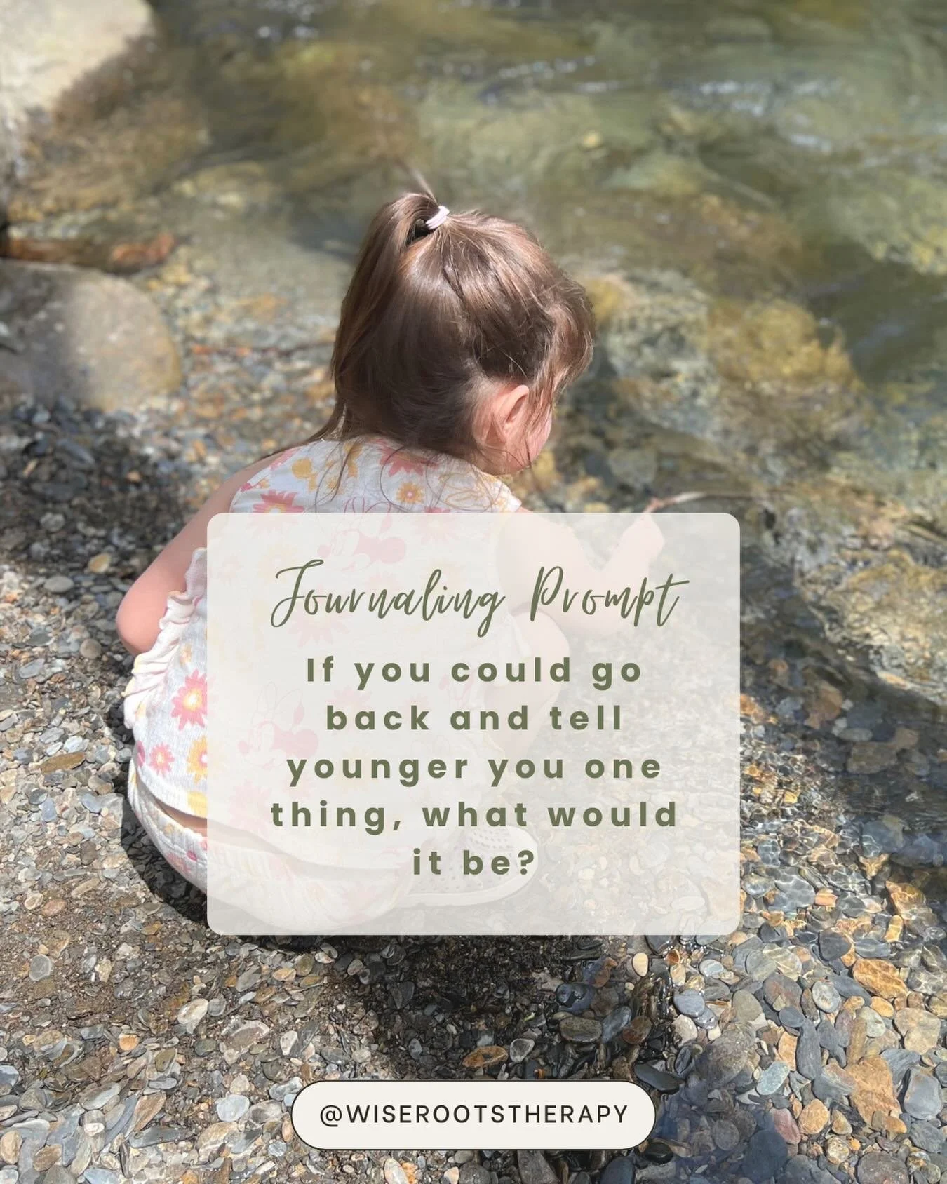 If you could go back and tell younger you one thing, what would it be?

Not advice to fix her.
Not pressure to be different.
Just truth. Compassion.
Maybe the reassurance she didn&rsquo;t get at the time.

Becoming a mom has a way of waking up old pa