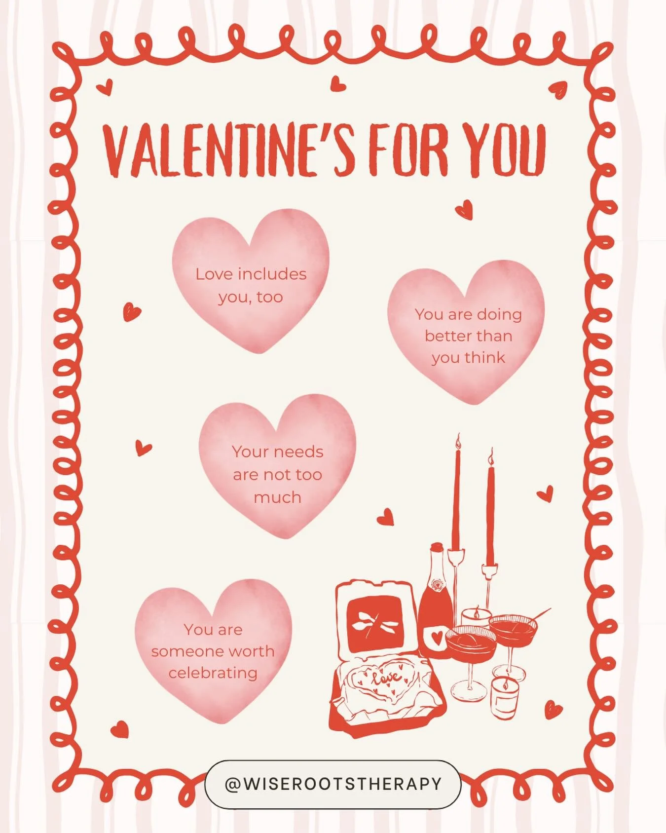 Valentine&rsquo;s Day can hold a lot once you&rsquo;ve become a mom- love, gratitude, exhaustion, pressure&hellip; sometimes all before 9am. 

This is your gentle reminder that you deserve care, too. Not once everything is done. Not once everyone is 