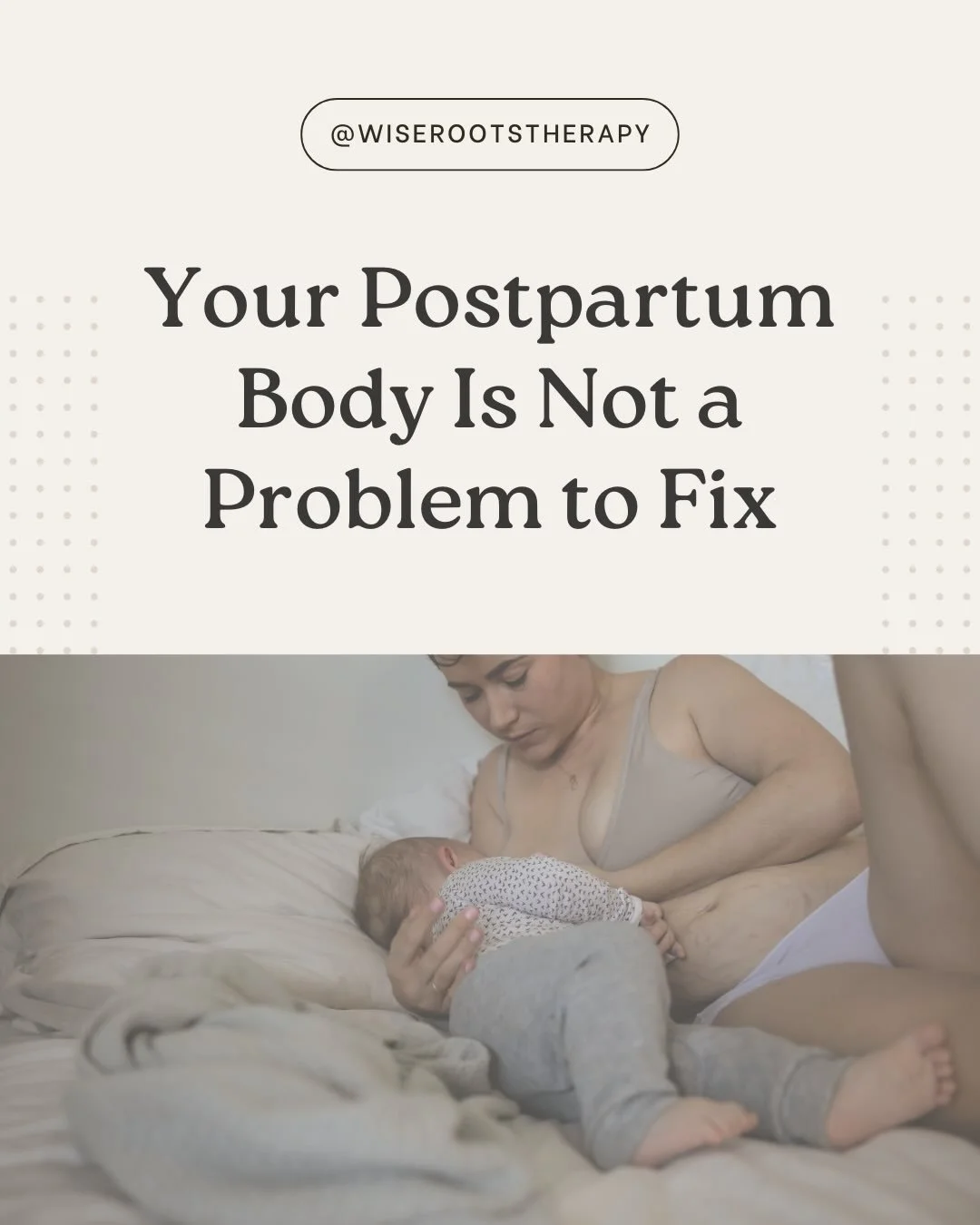 If you&rsquo;re up feeding the baby and catching a glimpse of your body in the dim light&hellip;

And you don&rsquo;t recognize it.
Or you feel disconnected from it.
Or you&rsquo;re already thinking about how to &ldquo;fix&rdquo; it.

Pause.

Your bo