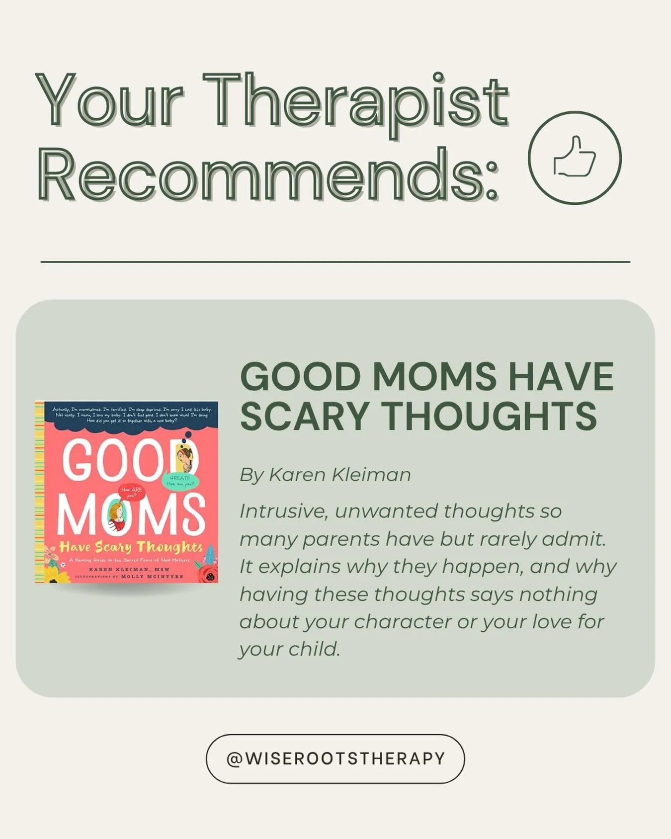 If you&rsquo;ve ever had a thought as a new mom that made you immediately think &ldquo;What is wrong with me?&rdquo; &mdash; this one&rsquo;s for you.

📚 Your therapist recommends: Good Moms Have Scary Thoughts

One of the biggest secrets nobody tel