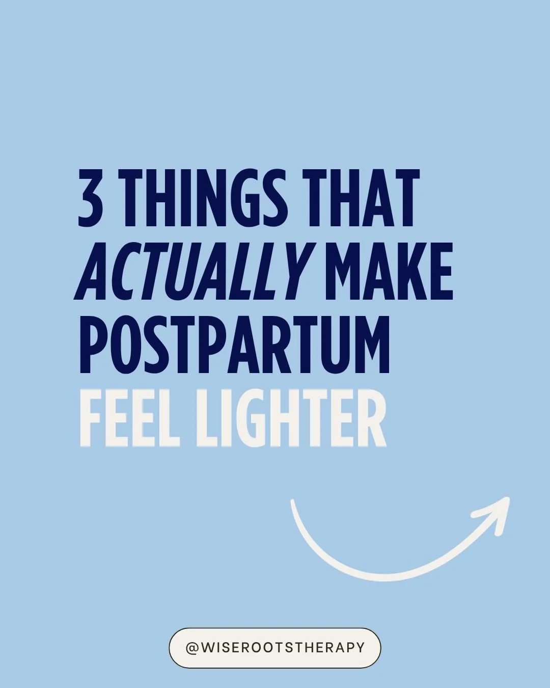 Postpartum doesn&rsquo;t usually feel heavy because you&rsquo;re doing it wrong.

It feels heavy when you&rsquo;re trying to do it without enough support, softness, or space to rebuild yourself in real time.

Three things that often help postpartum f