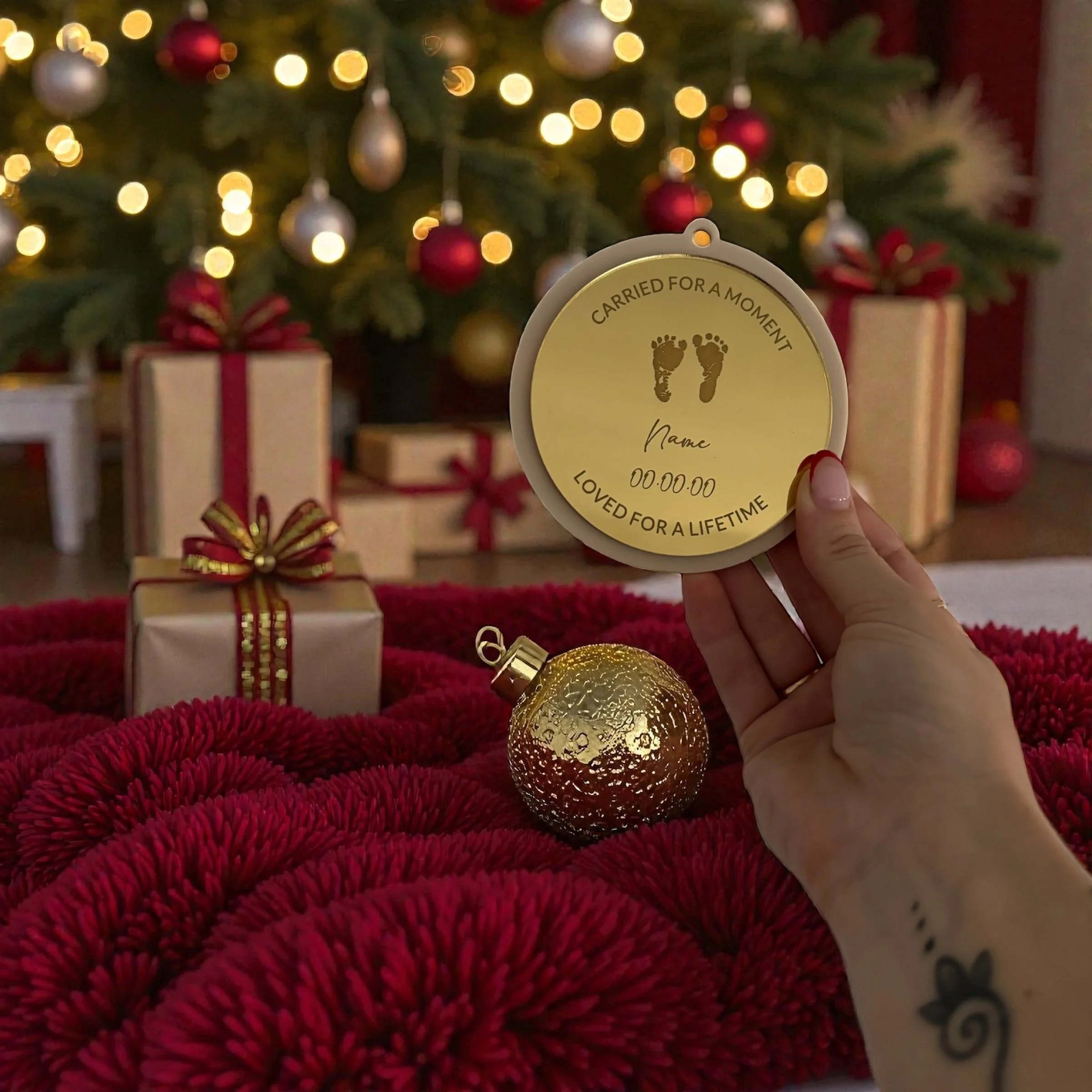 Carried for a moment