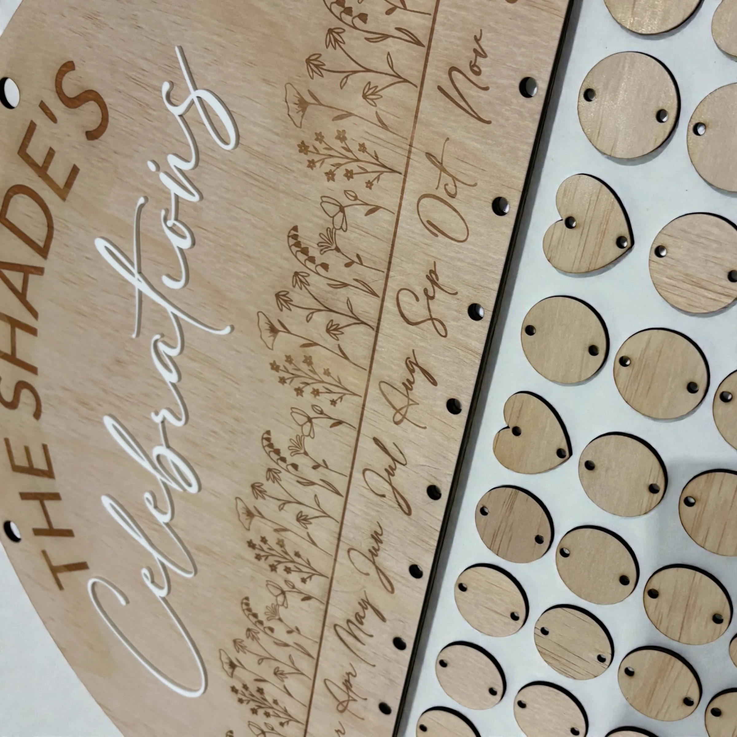 Personalised Birthday Calendar