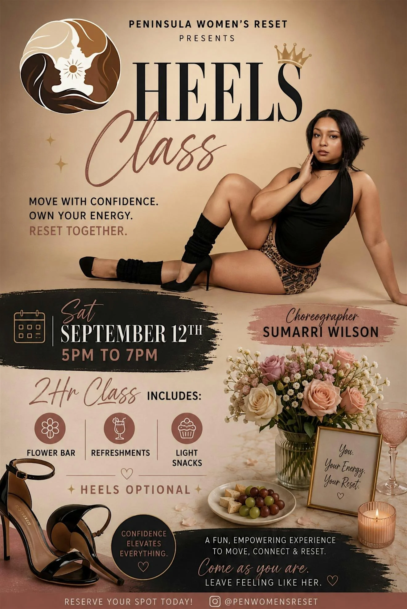 BEGINNER HEELS - GIRLS NIGHT OUT [RedWood City]