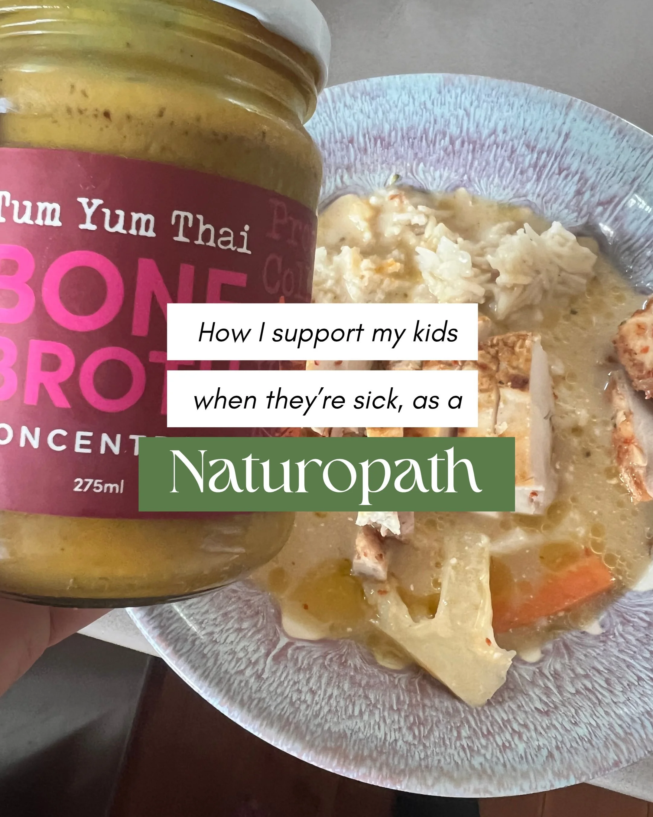 My son has been home sick for the last few days, so I thought I&rsquo;d share some of the things I reach for as a naturopath when my kids are feeling unwell.

For me, it&rsquo;s about going back to the basics with nourishing foods, herbal medicine, t
