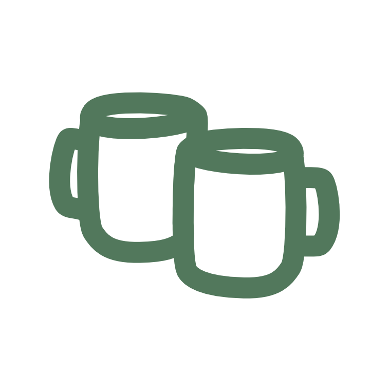 dark pink 1:1 coaching two mugs