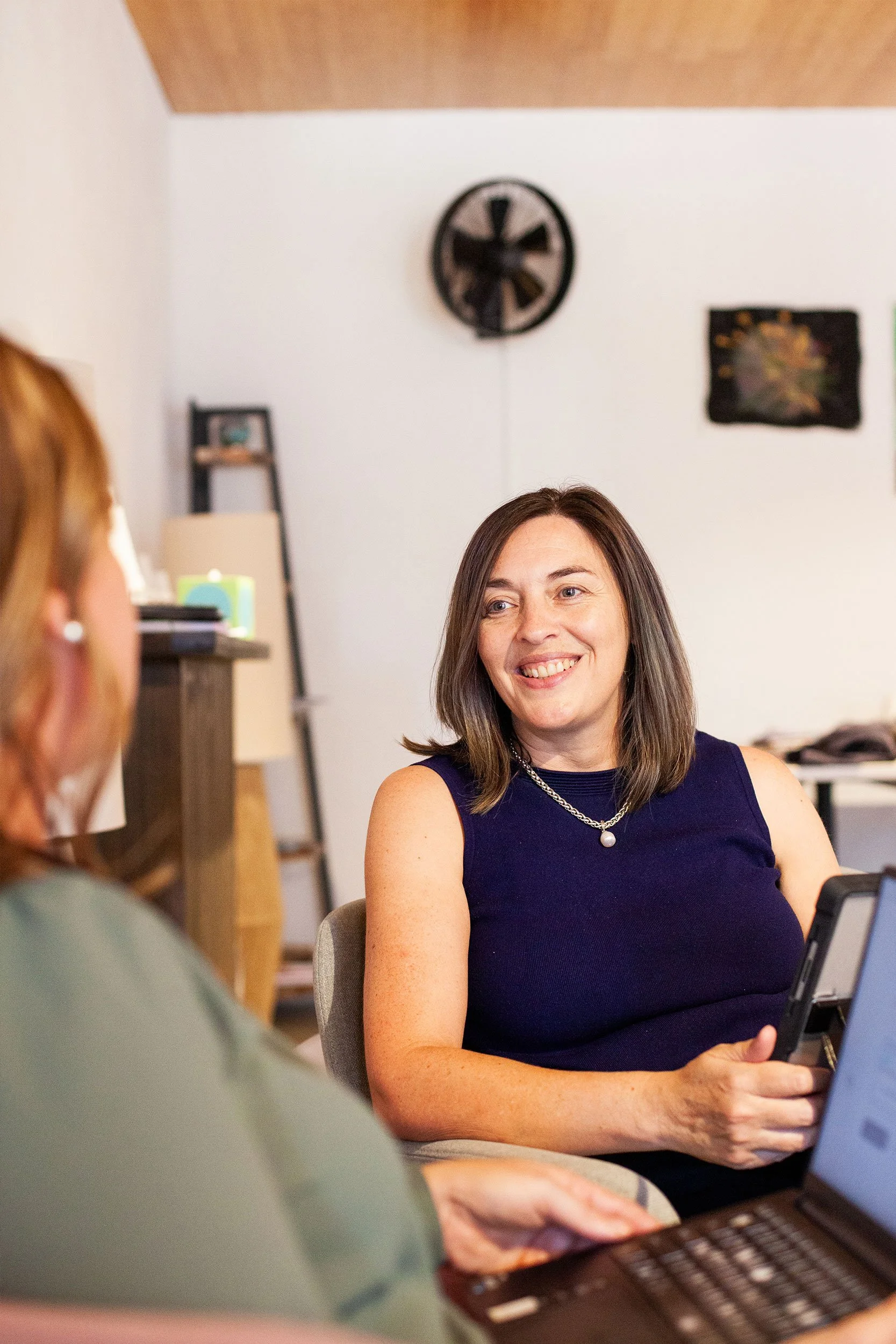 A professional photograph of Caroline Marshall Director of Facilitatrix and Co-Founder of Co-Create