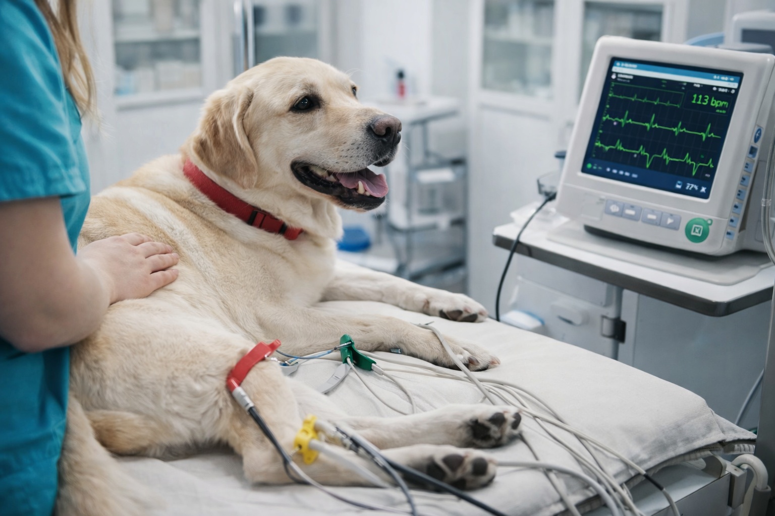 De ce este importantă monitorizarea EKG pentru animalele cu probleme cardiace?