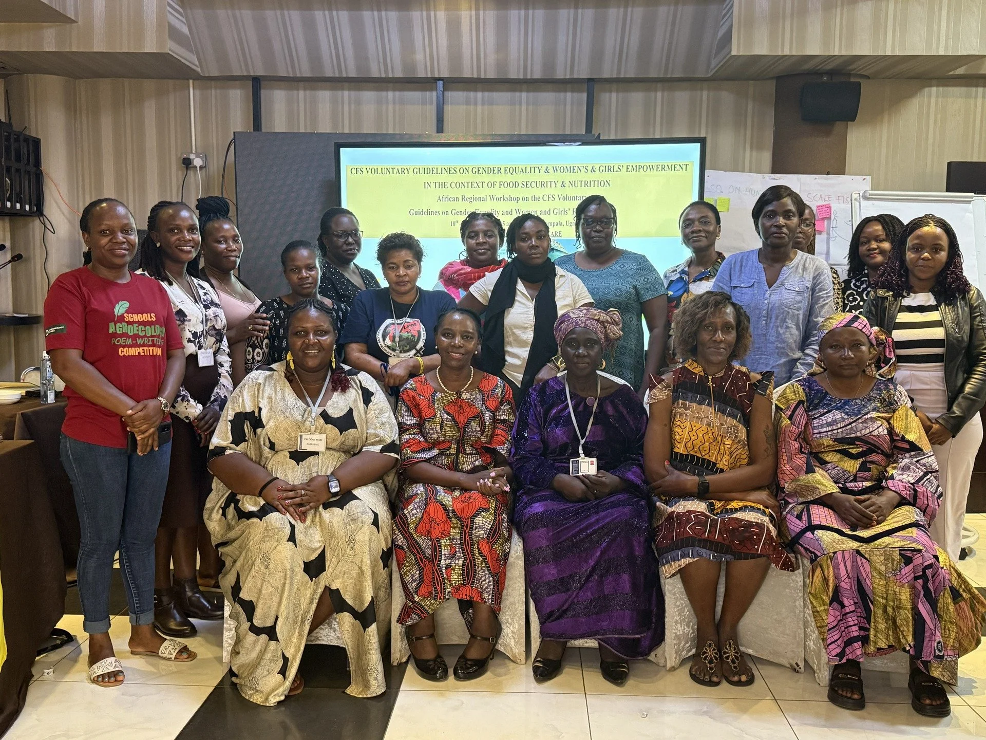 🌾 Celebrating #WorldFoodDay with purpose 🌾
.
Empowered by the CFS Voluntary Guidelines on Gender Equality &amp; Women &amp; Girls&rsquo; Empowerment, we reaffirm our mission to increase women&rsquo;s access to productive assets and leadership in fo