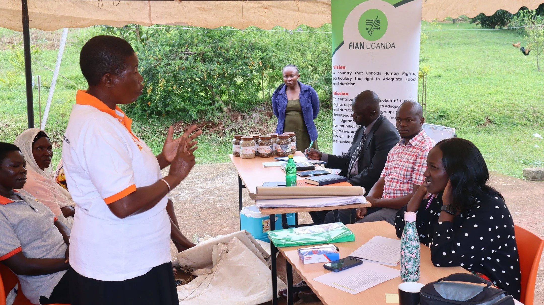 We honour the women in our communities who continue to claim their rights to water; land; education; and economic autonomy.
.
With partners like FIAN Uganda, Fokus Frauen &amp; @arche_nova have strengthened staff &amp; women&rsquo;s capacity to integ