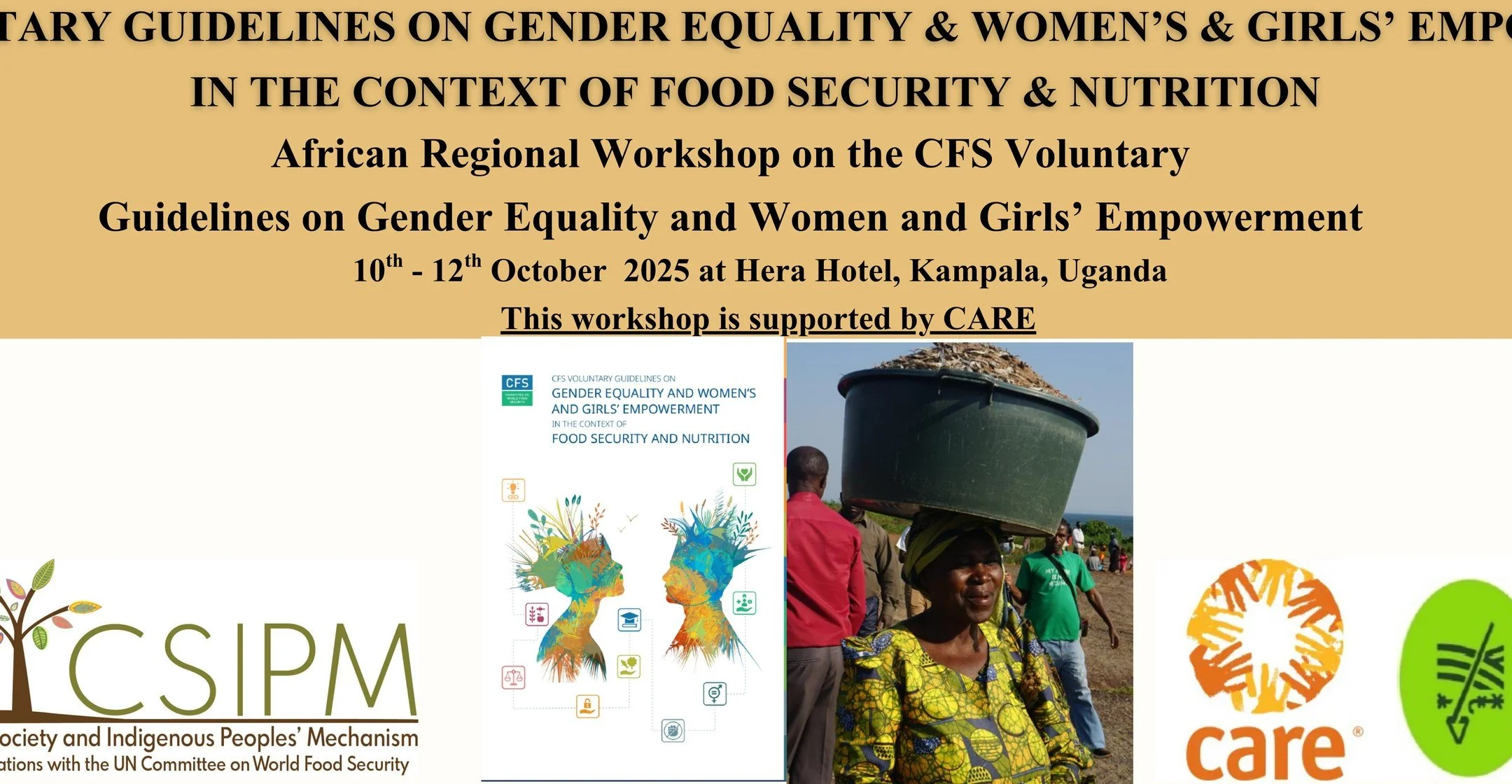 KWDT &amp; FIAN Uganda hosted the African Regional Workshop on the CFS Voluntary Guidelines on Gender Equality &amp; Women &amp; Girls&rsquo; Empowerment in the context of food security and nutrition. 
Endorsed by the CFS of FAO in 2023, African wome