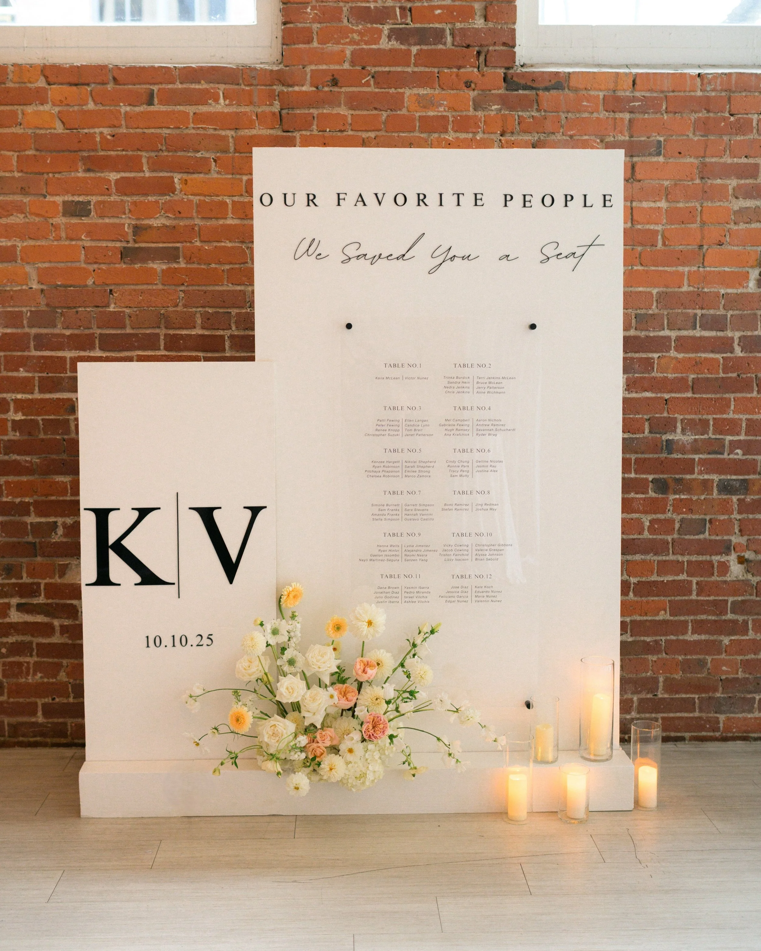 It was an honor to help welcome your guests to such a beautiful celebration.
@kailamclean12 
.
.
.
Photo + Video
@robbienegrinphotography

Planning
@eventfulmomentsllc

Venue
@the101.828

Florals
@lillers.co

Beauty
@muabygracie

Hair
@stylesbylidia
