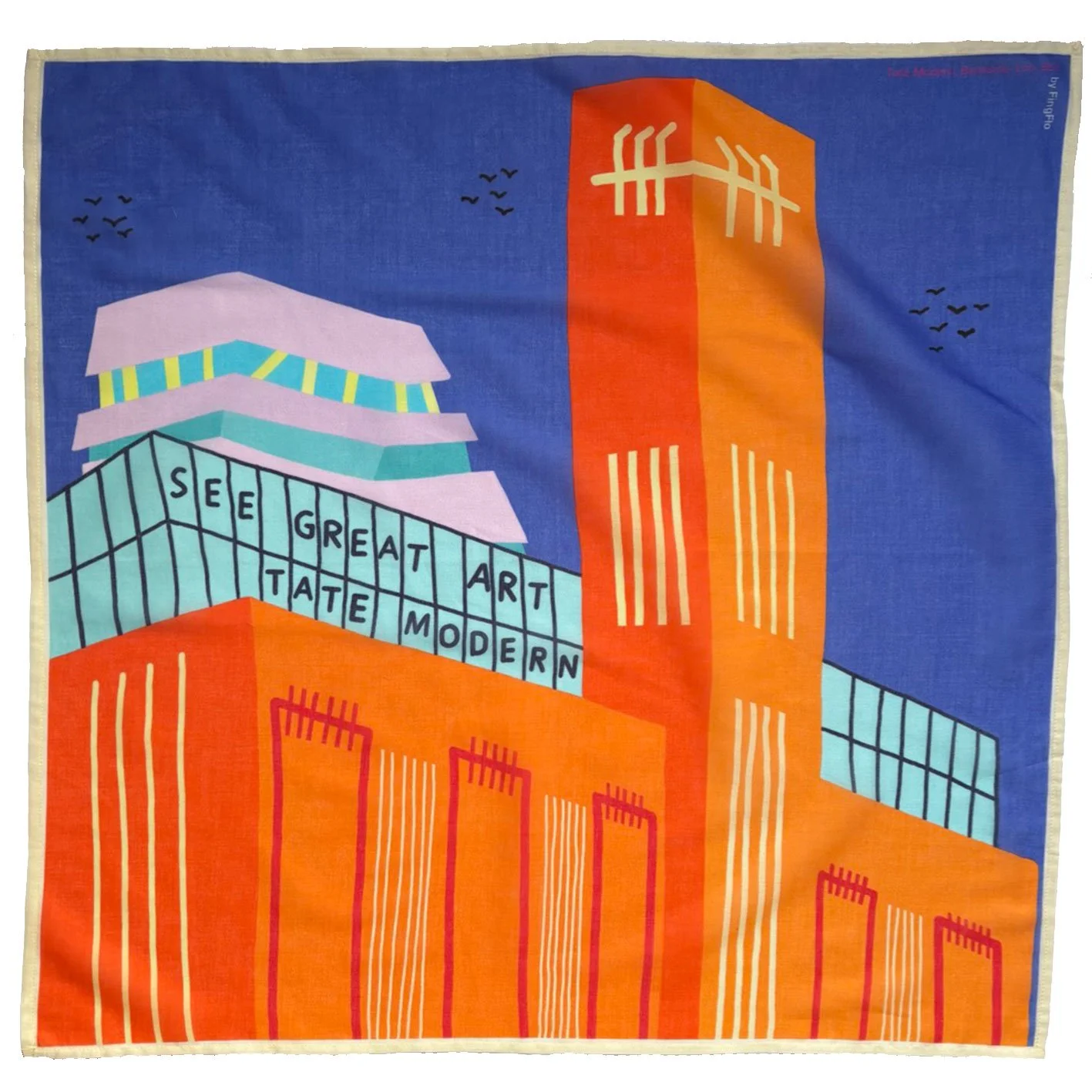 The Tate Modern - Orange & Pink